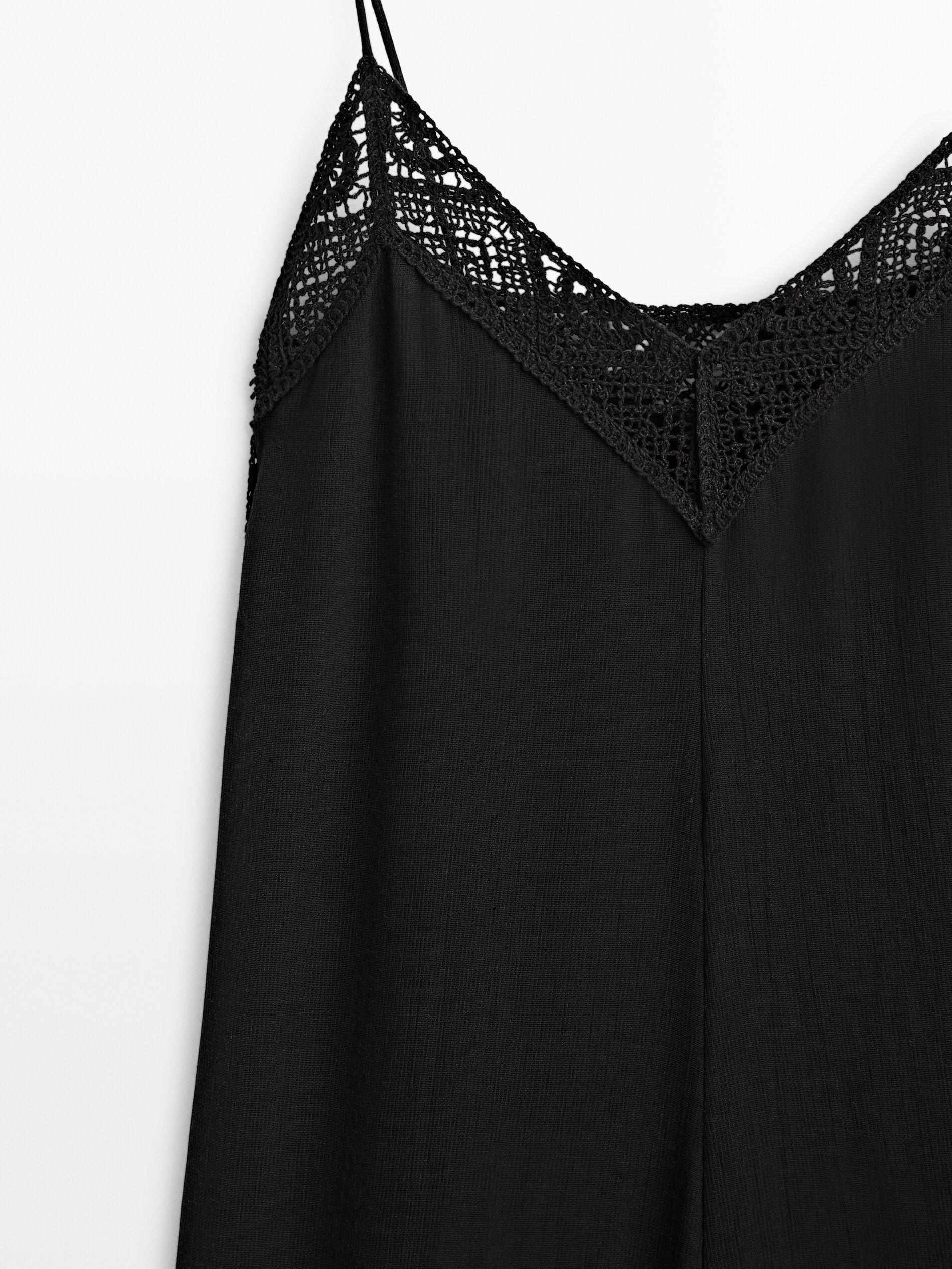 Vestido lencero hotsell massimo dutti