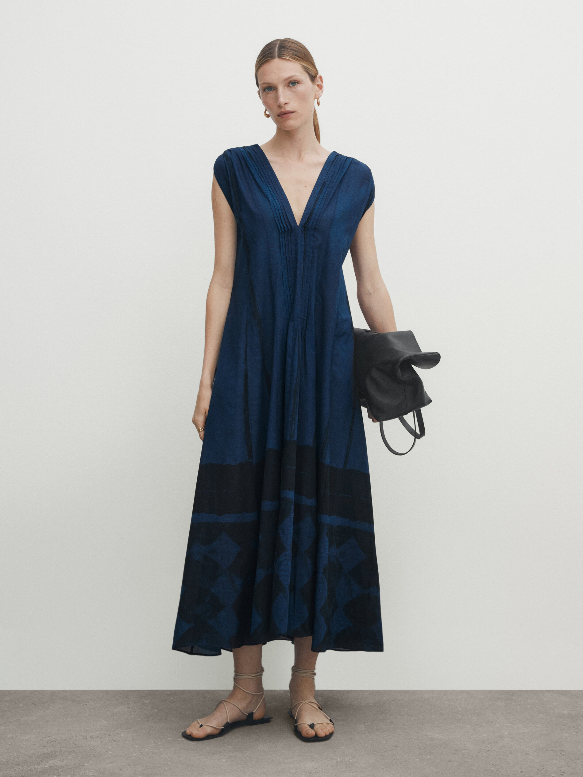 Massimo dutti top blue dress