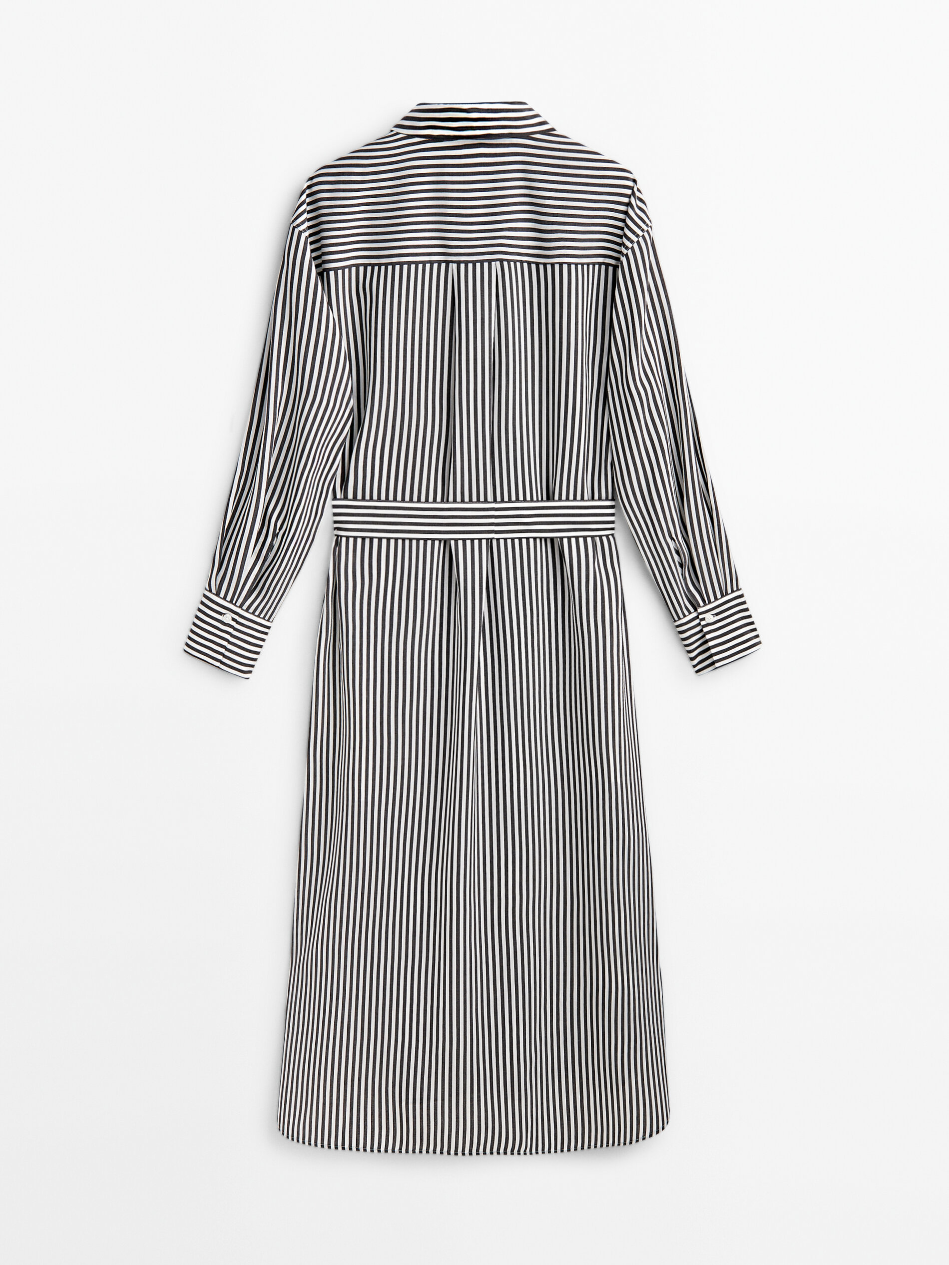 Massimo dutti striped dress sale