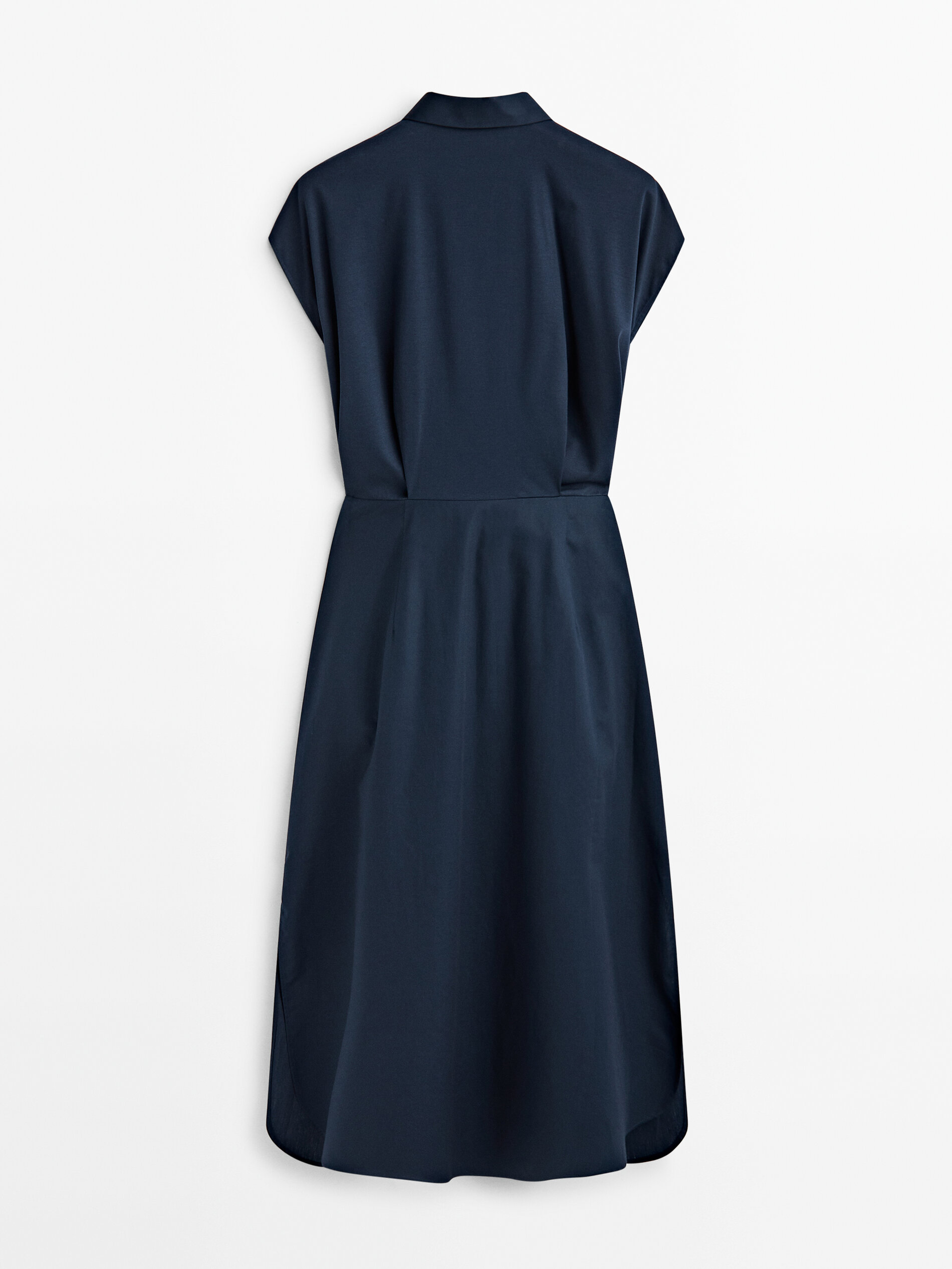 Navy blue smart dress clearance