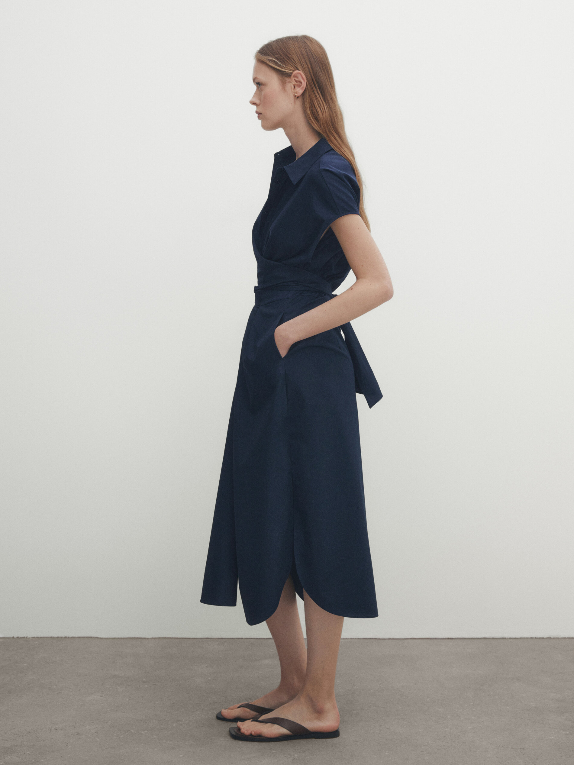 Vestido camiseiro massimo dutti sale