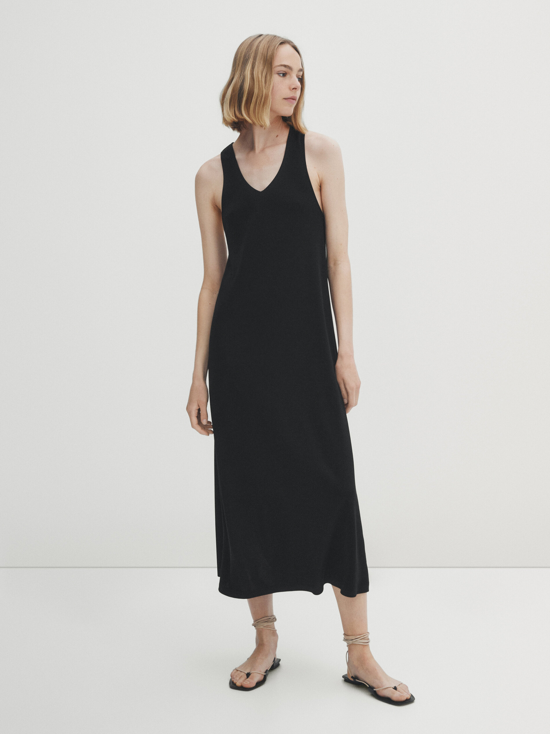 Robe noire deals massimo dutti