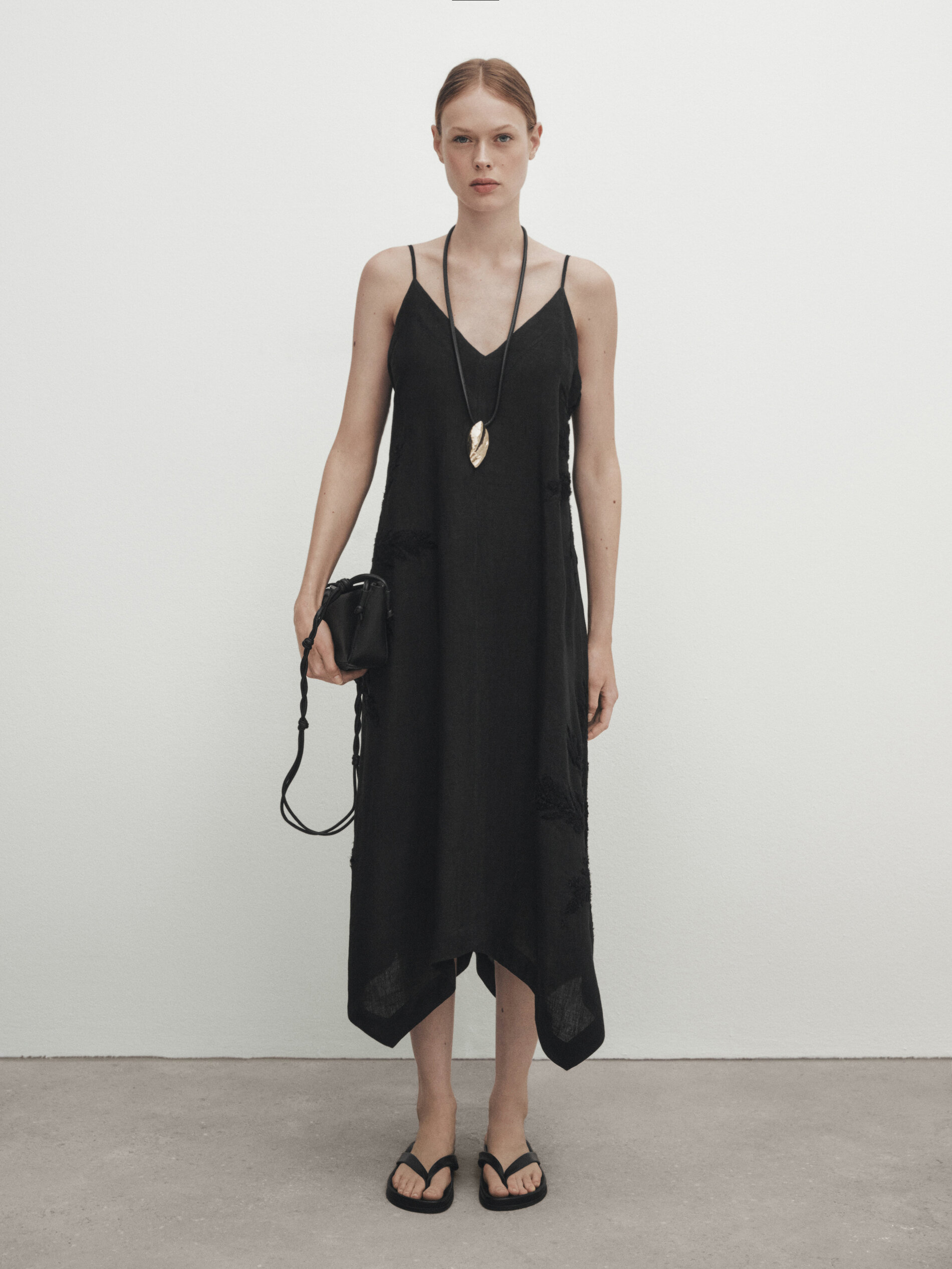 Robe noire massimo dutti outlet