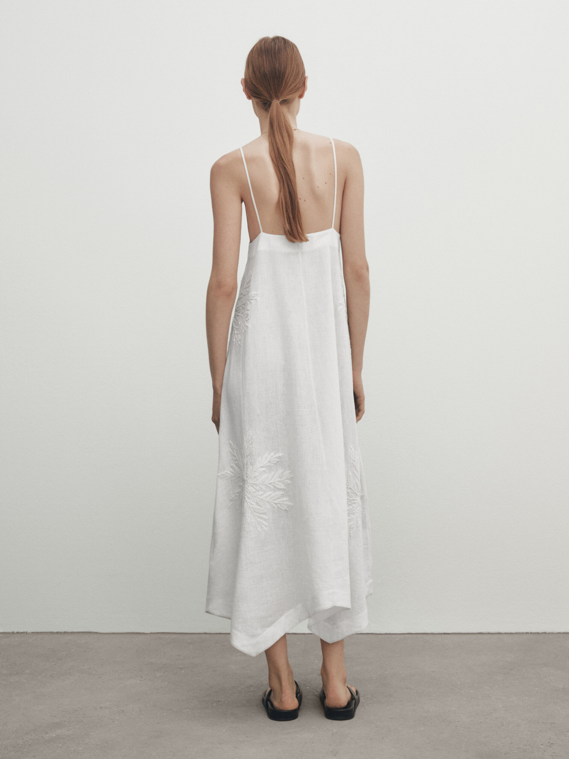 Massimo dutti midi dress hot sale