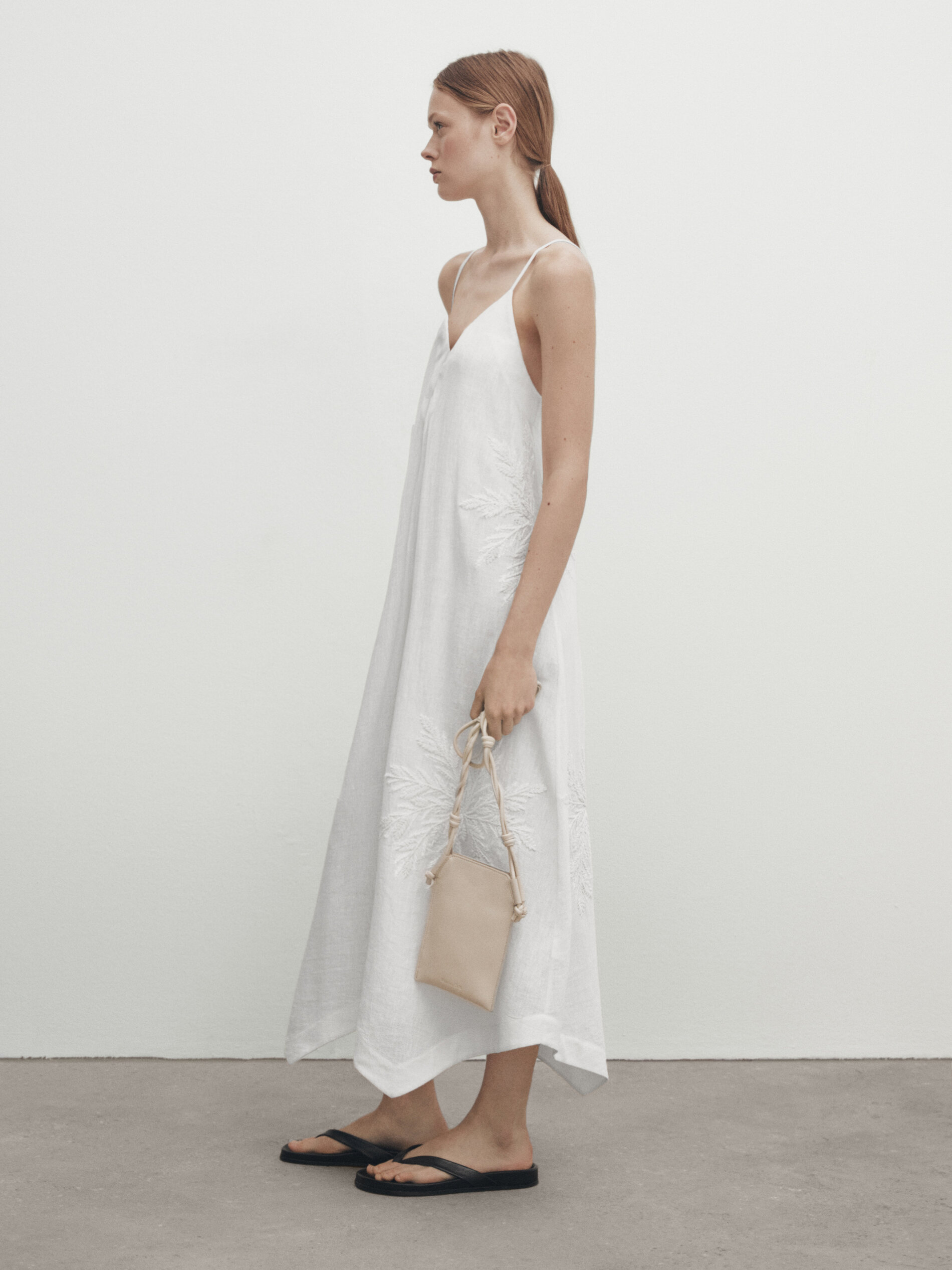 Massimo dutti deals white dress