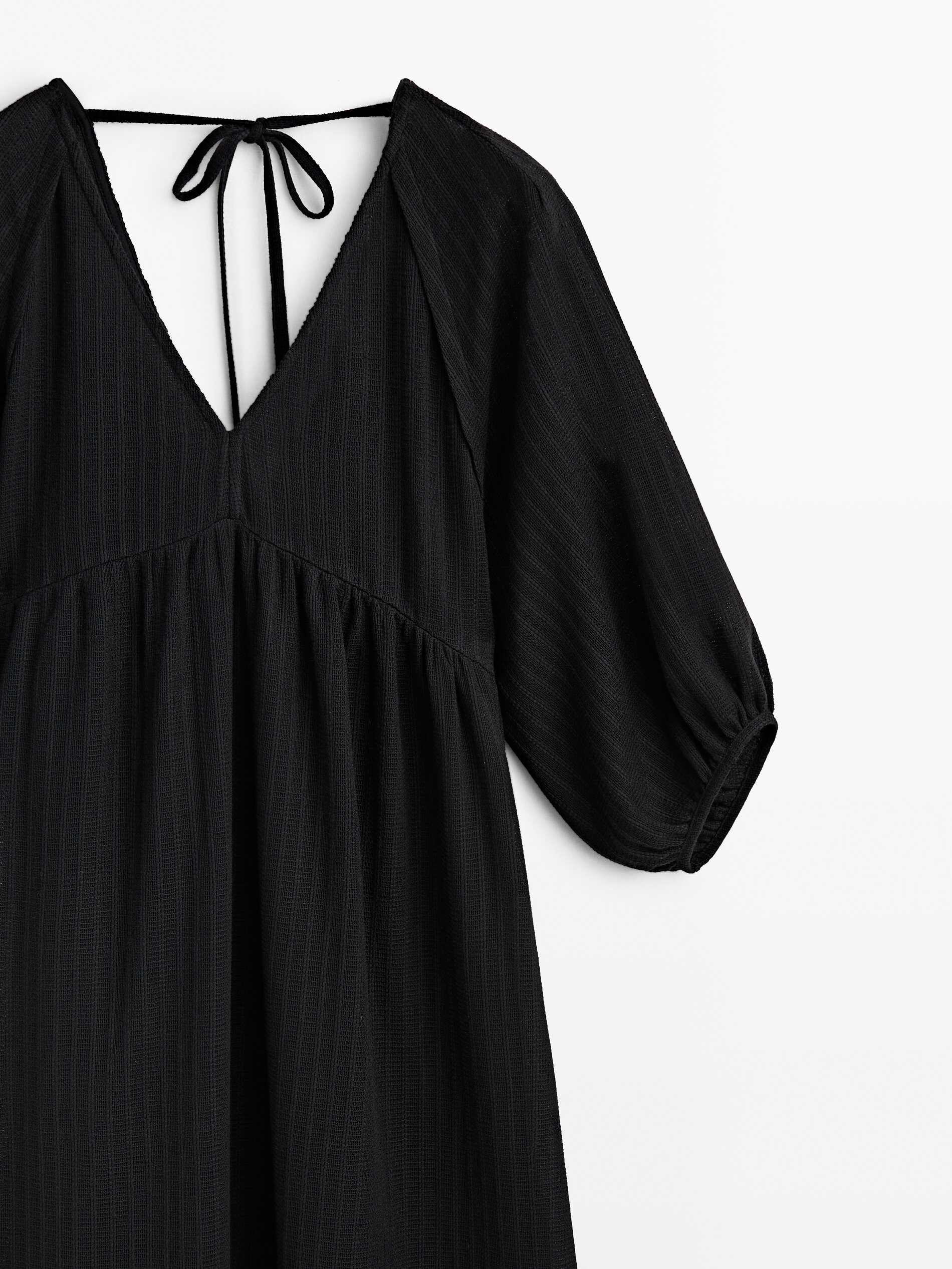 Vestido midi estructura 2025 zara