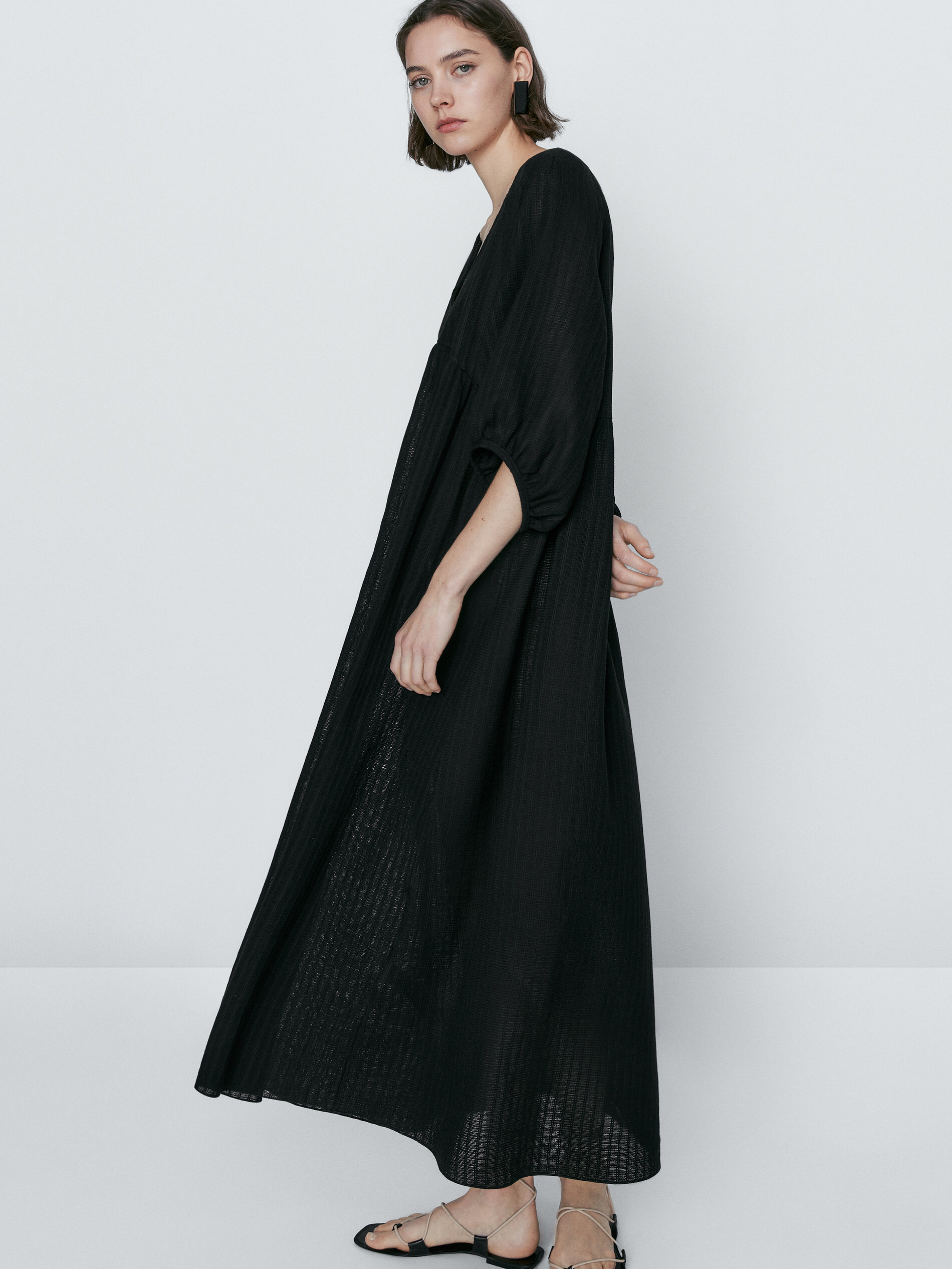 Massimo dutti hot sale midi dress
