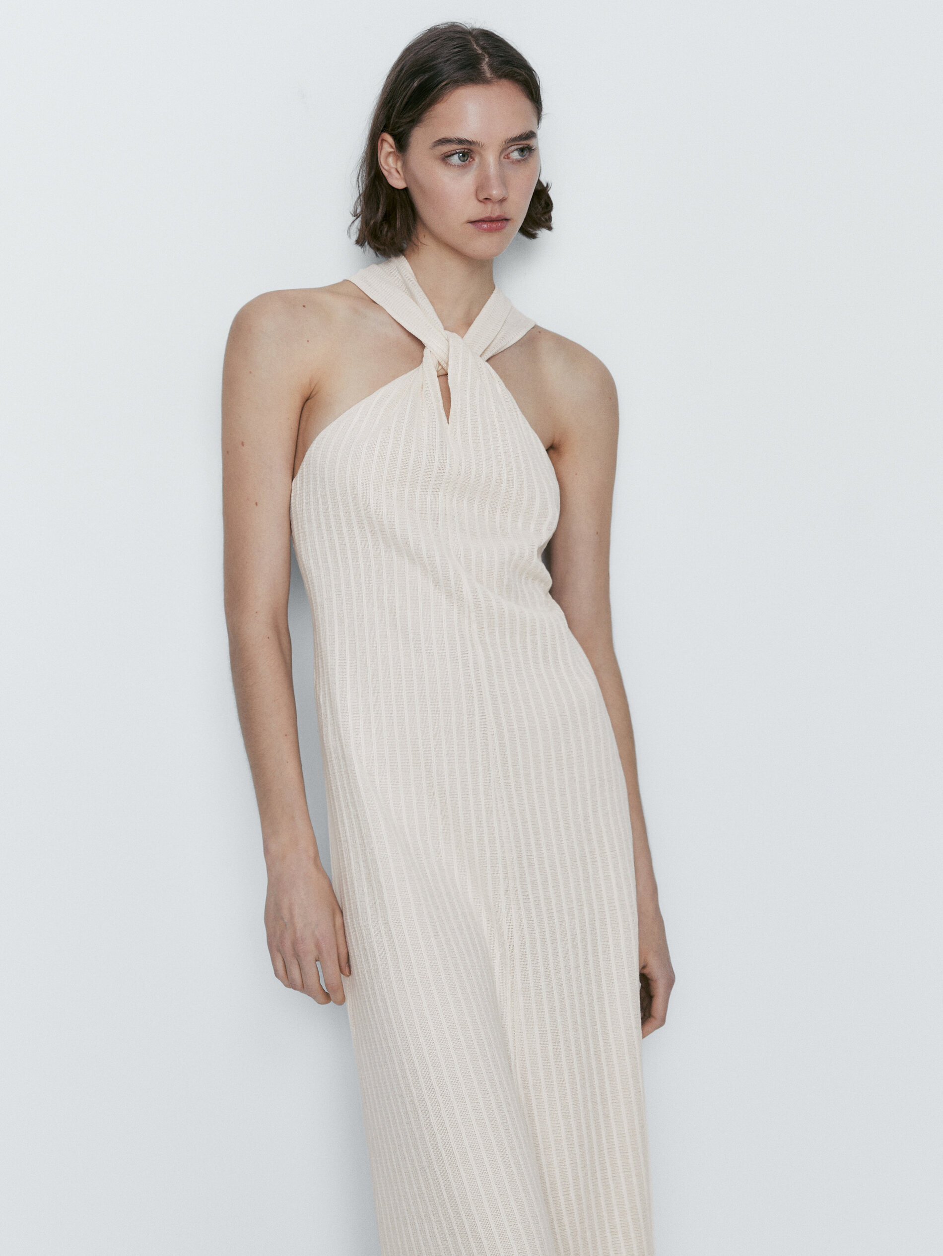 Massimo dutti discount robe blanche