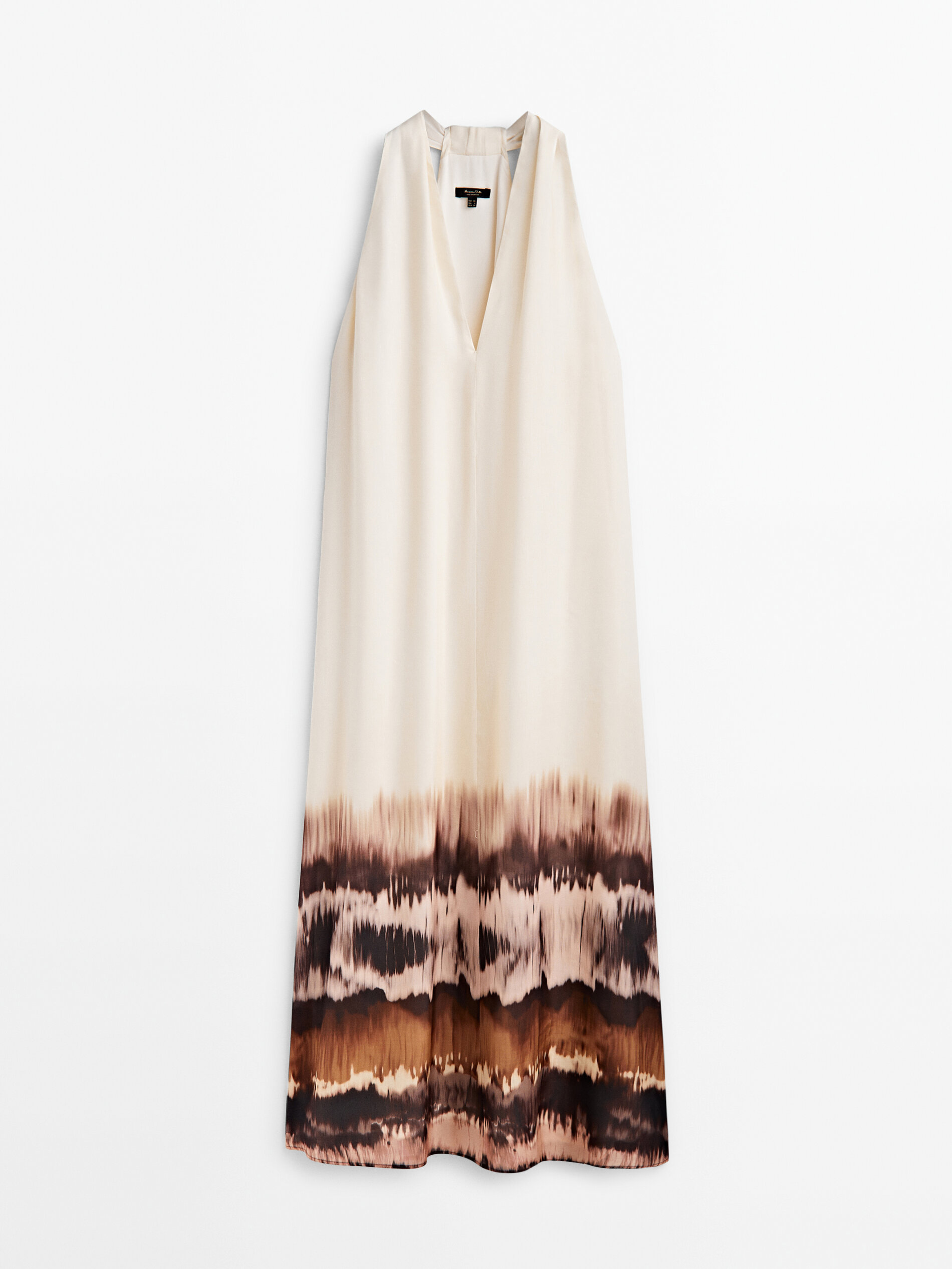 Massimo dutti tie sales dye dress