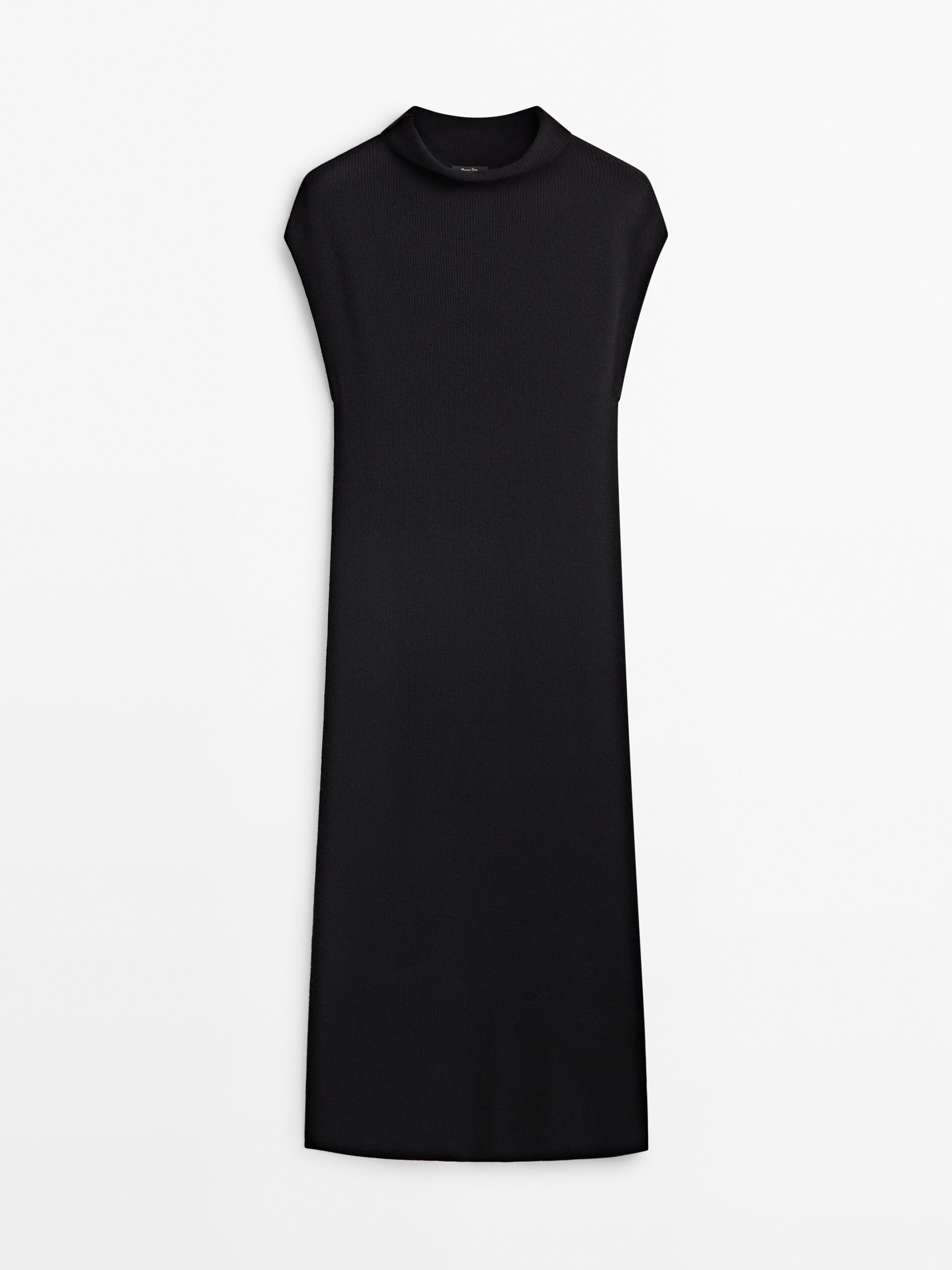 Mock neck sales t shirt dress
