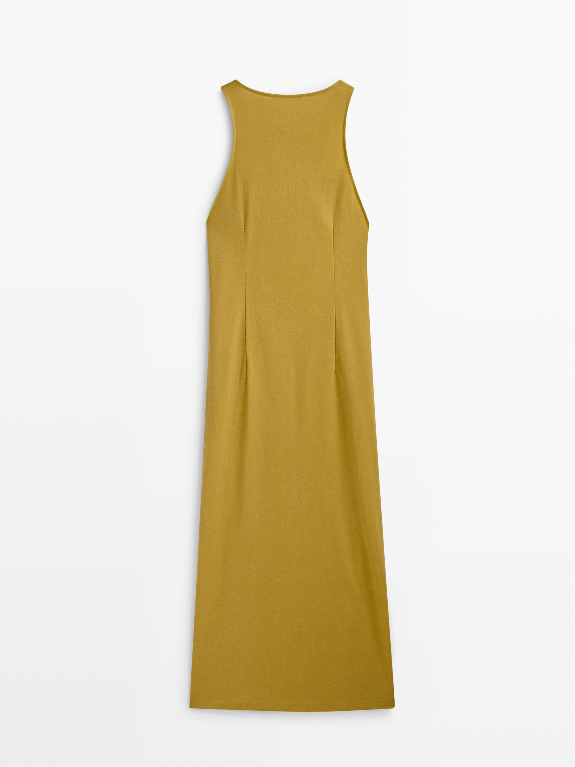 Massimo dutti yellow dress deals