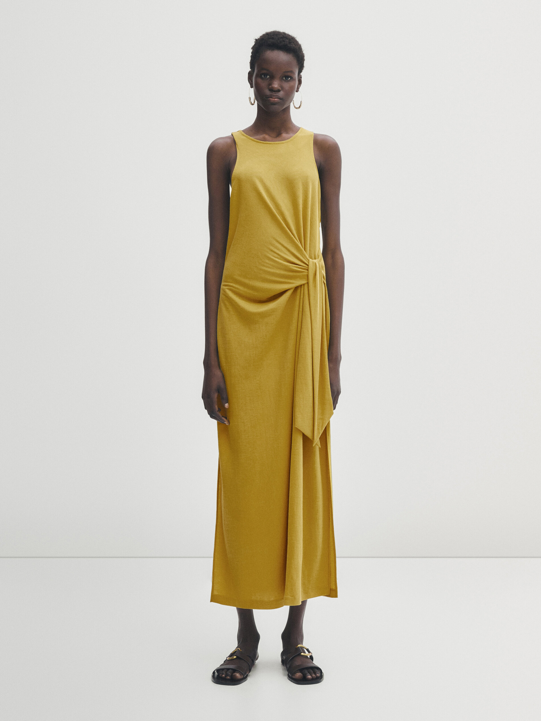 Massimo dutti silk deals dress