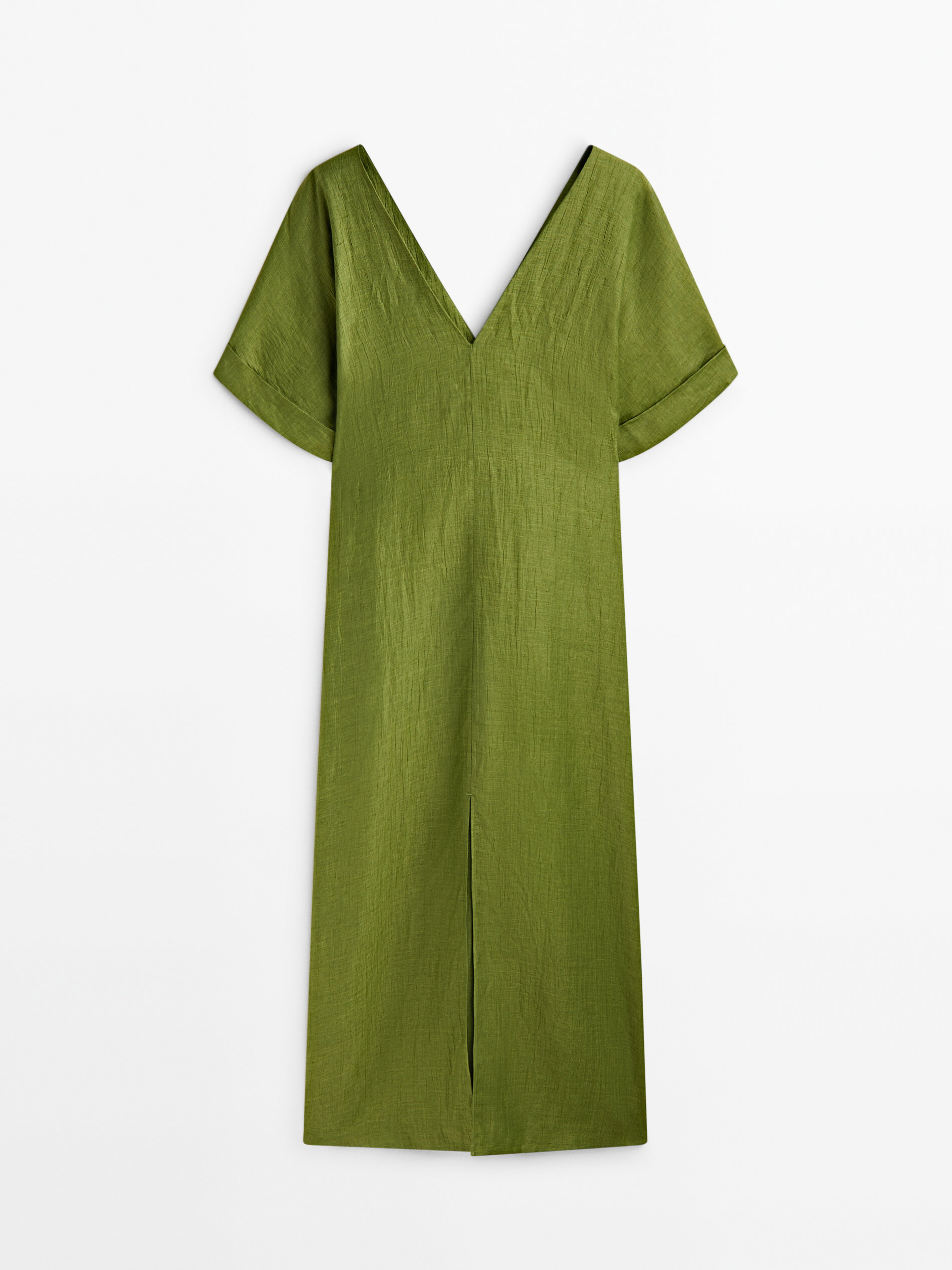 Vestido verde hotsell massimo dutti 2019