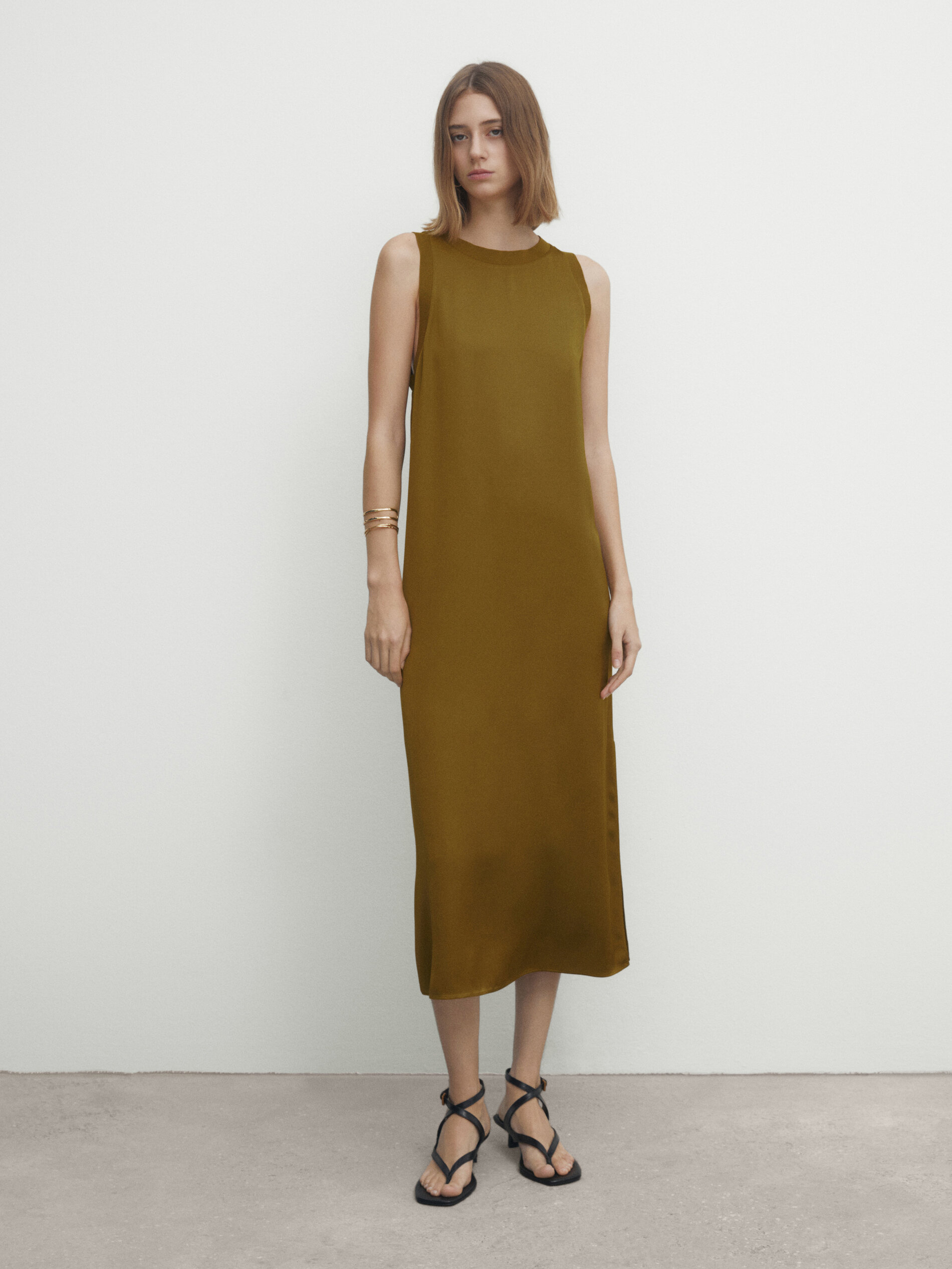 Massimo dutti vestidos midi online