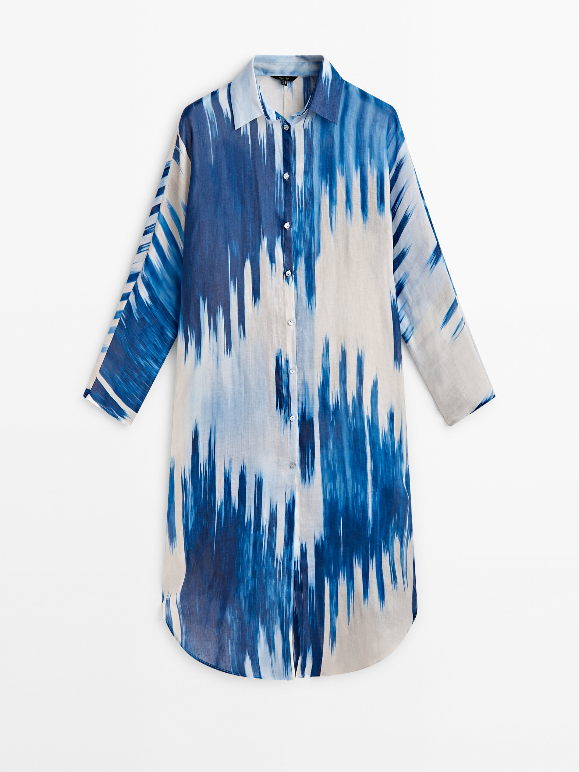 Vestido estampado tie dye massimo dutti deals