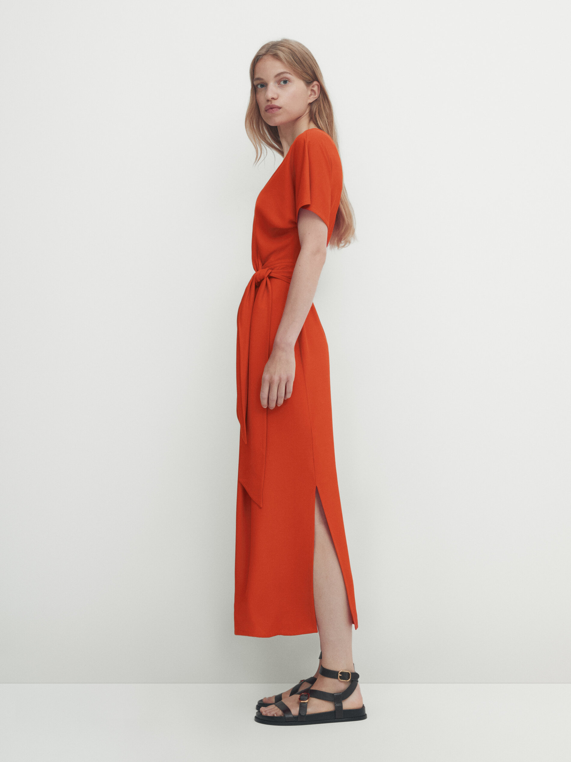 Dress hotsell with tie
