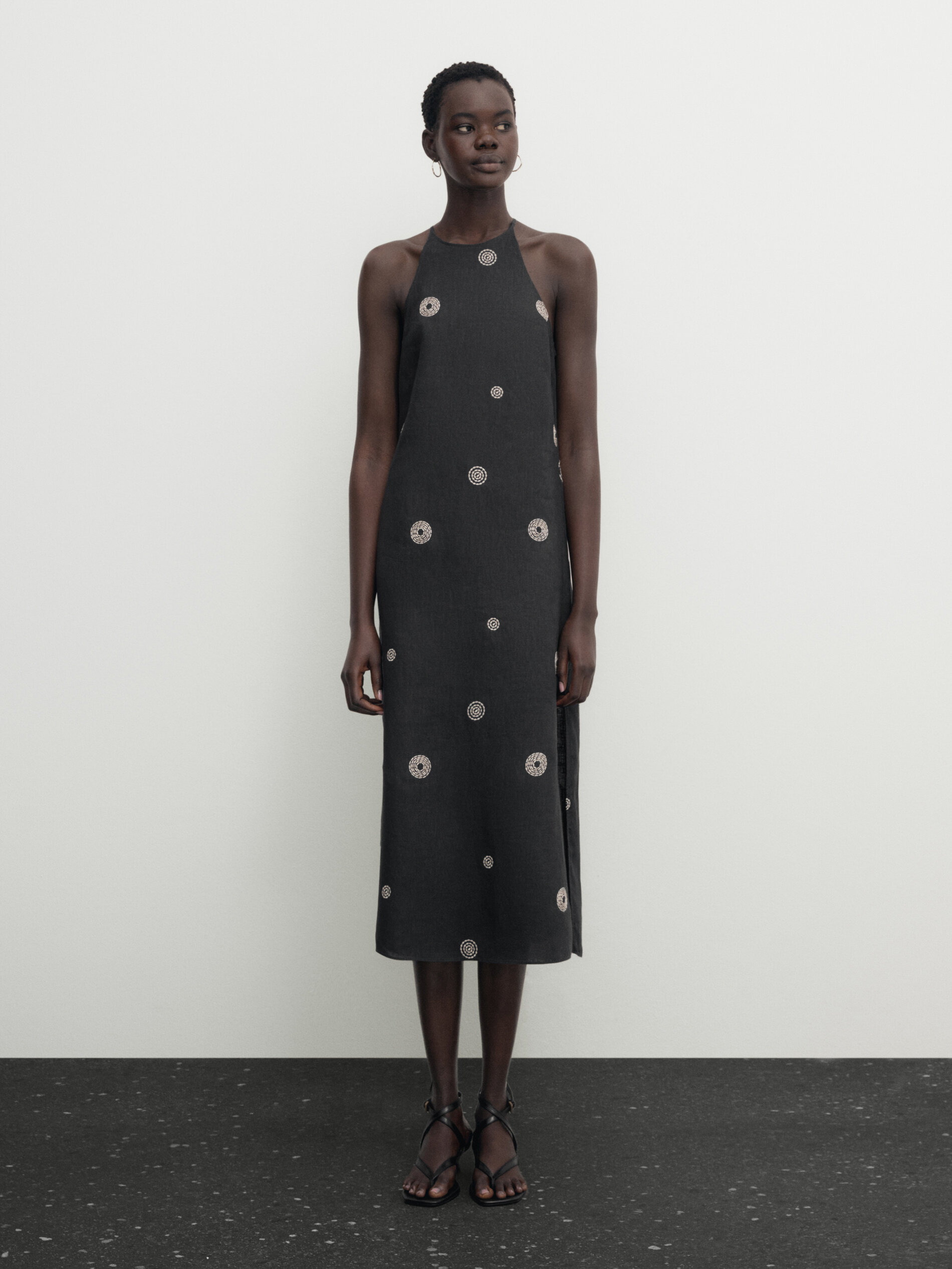 Massimo dutti linen dress store