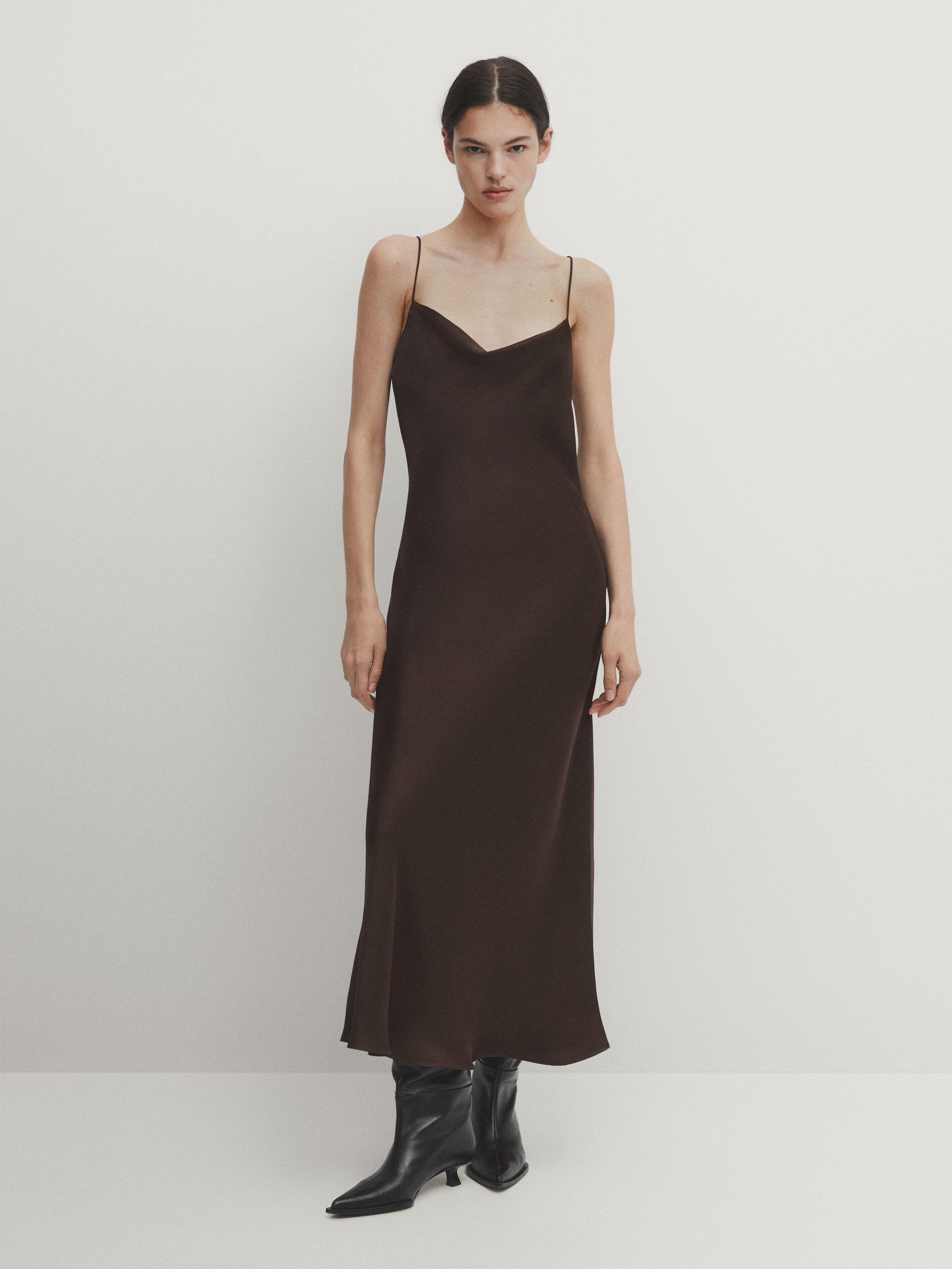 Massimo dutti silk deals dress