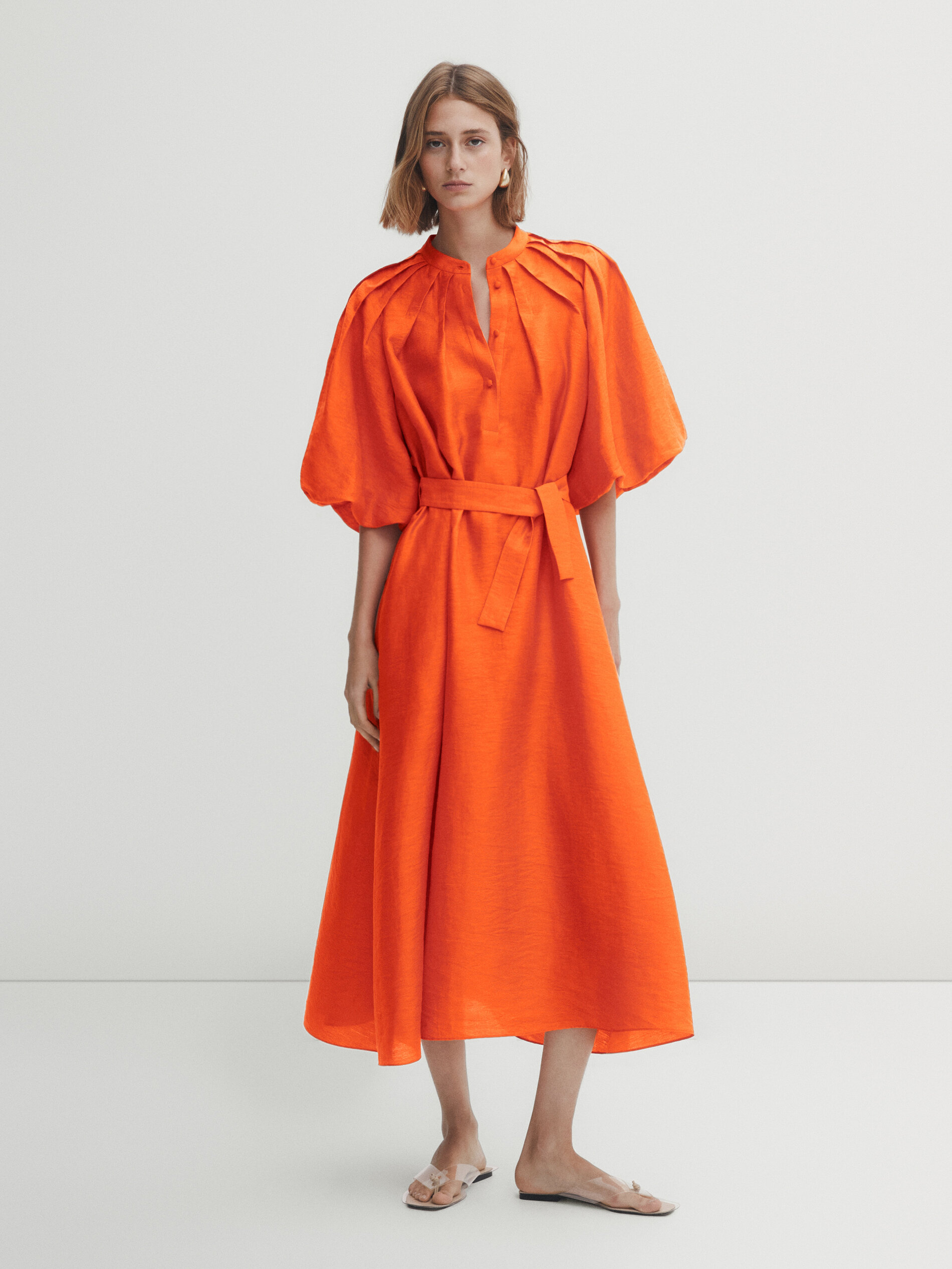 Massimo dutti store linen dress