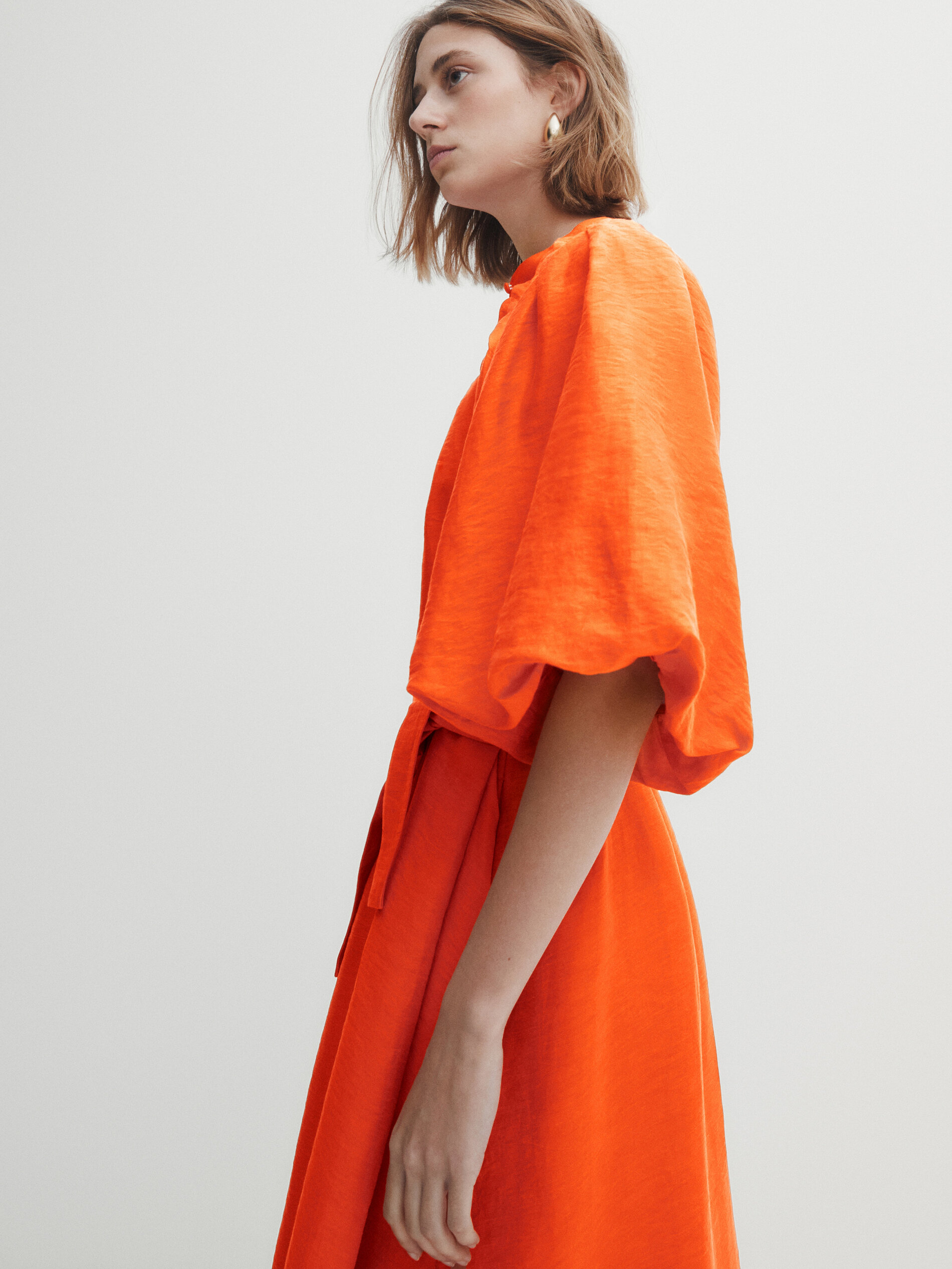 Massimo dutti sale red jumpsuit
