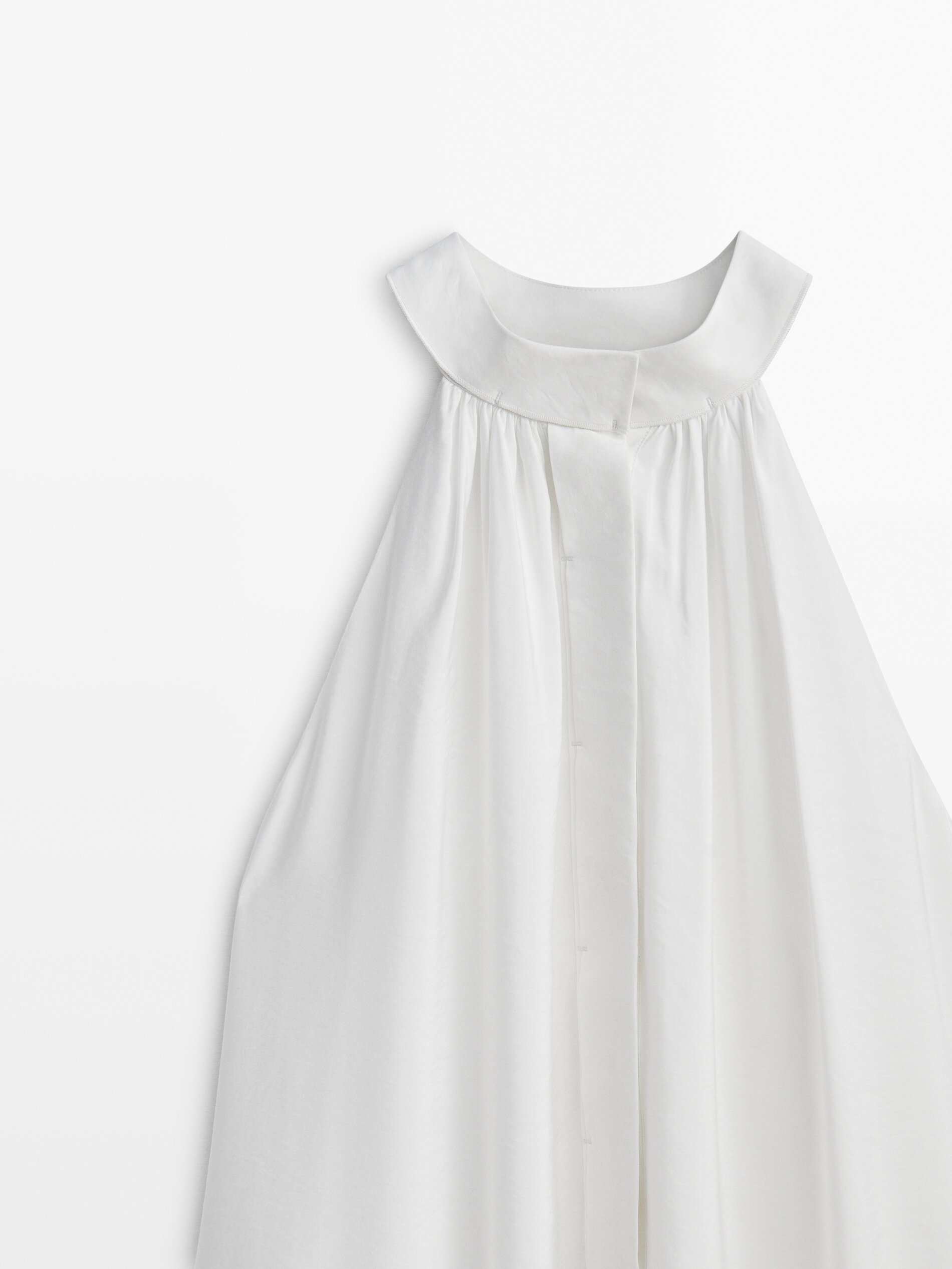 Massimo dutti hotsell robe blanche