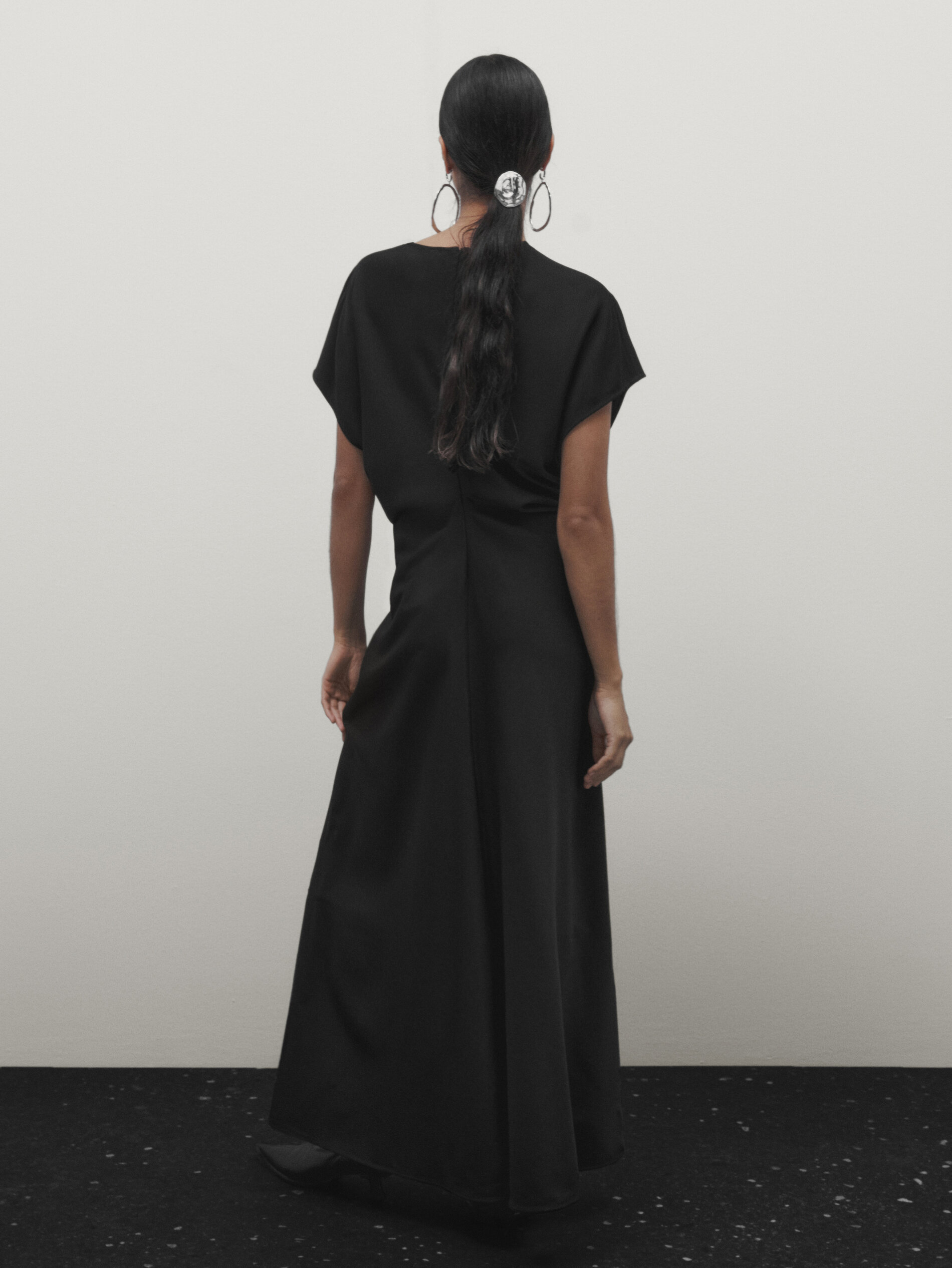 Long dress with gathered detail Limited Edition