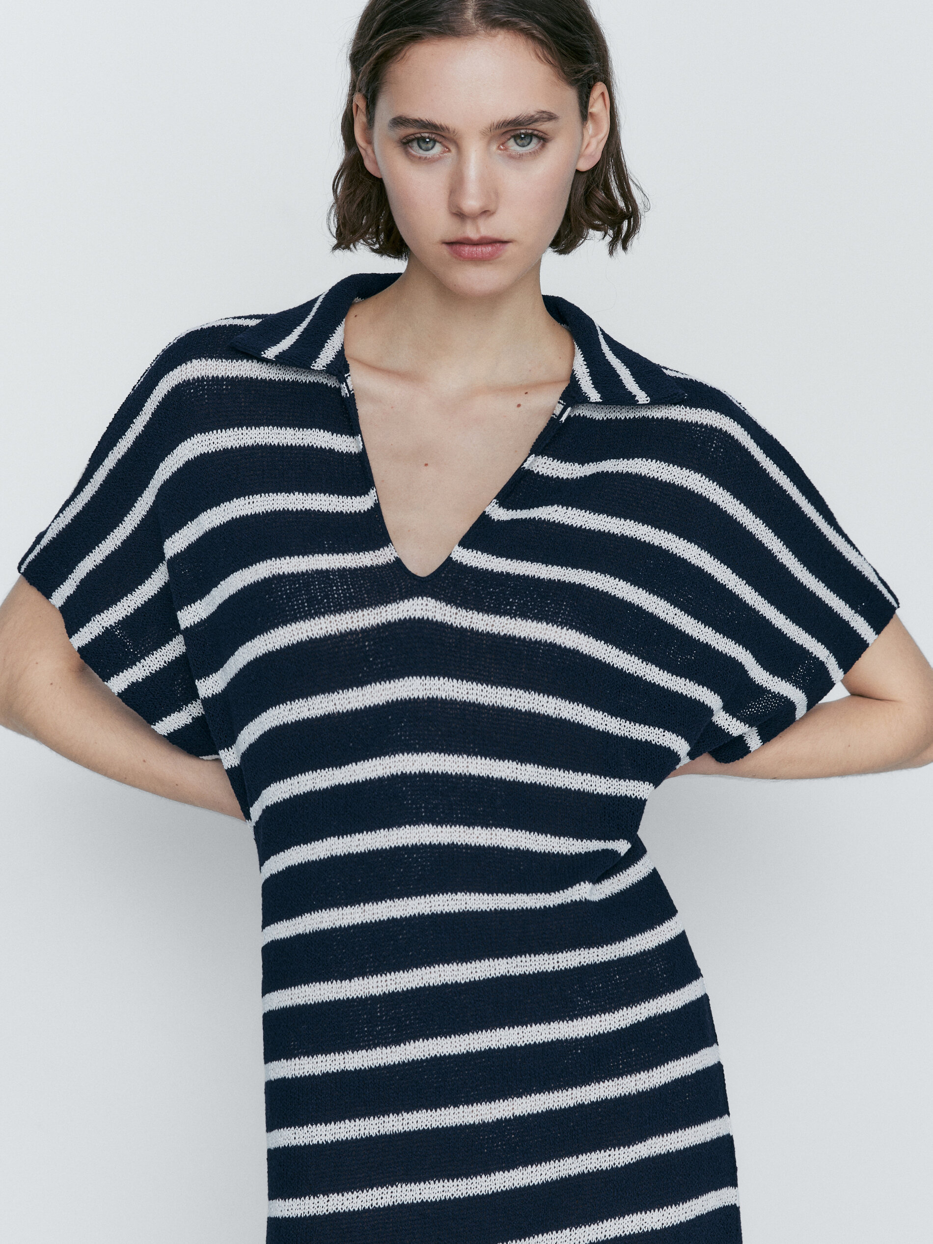 Vestido rayas massimo dutti deals