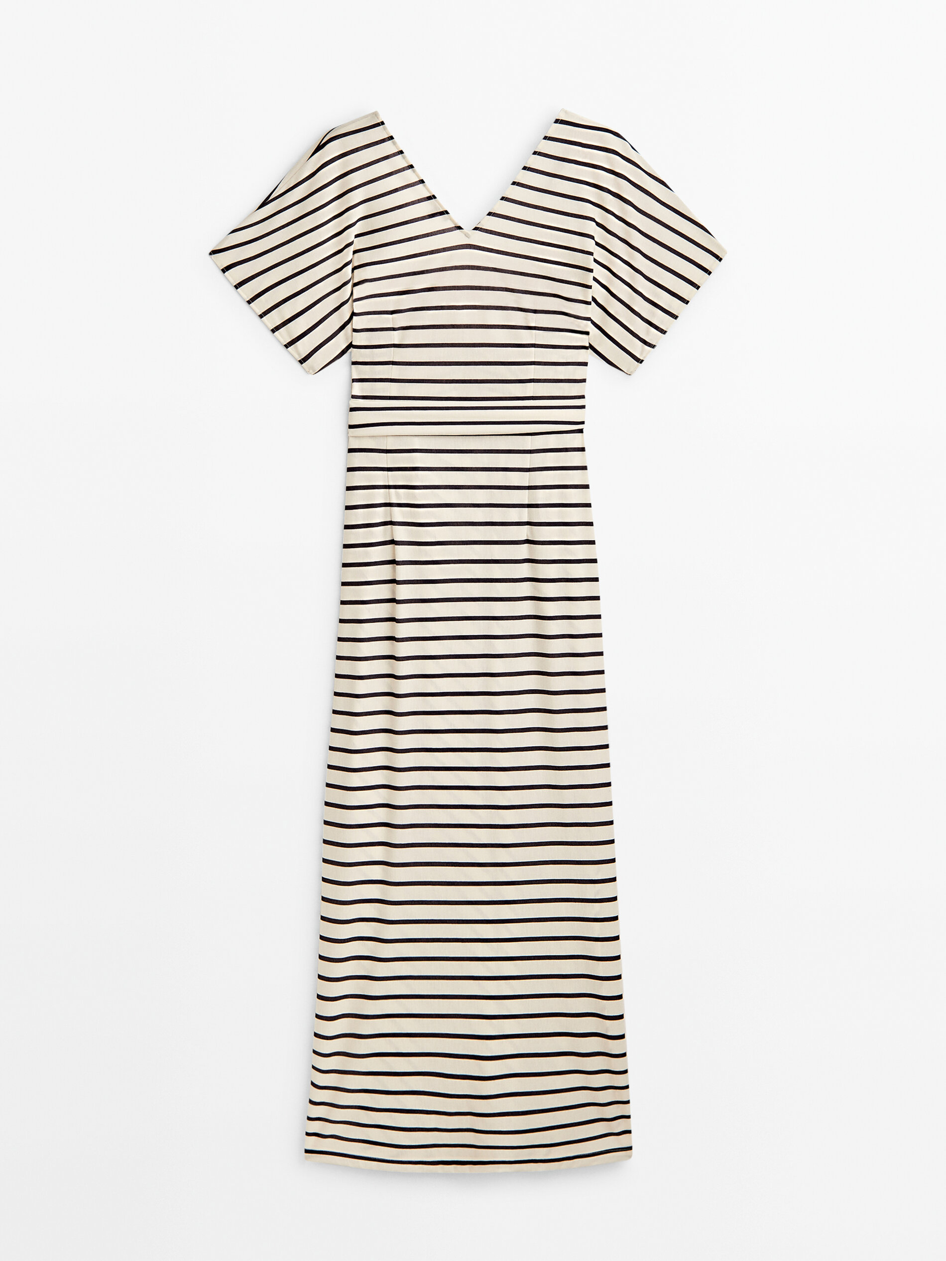 Striped tie deals dress
