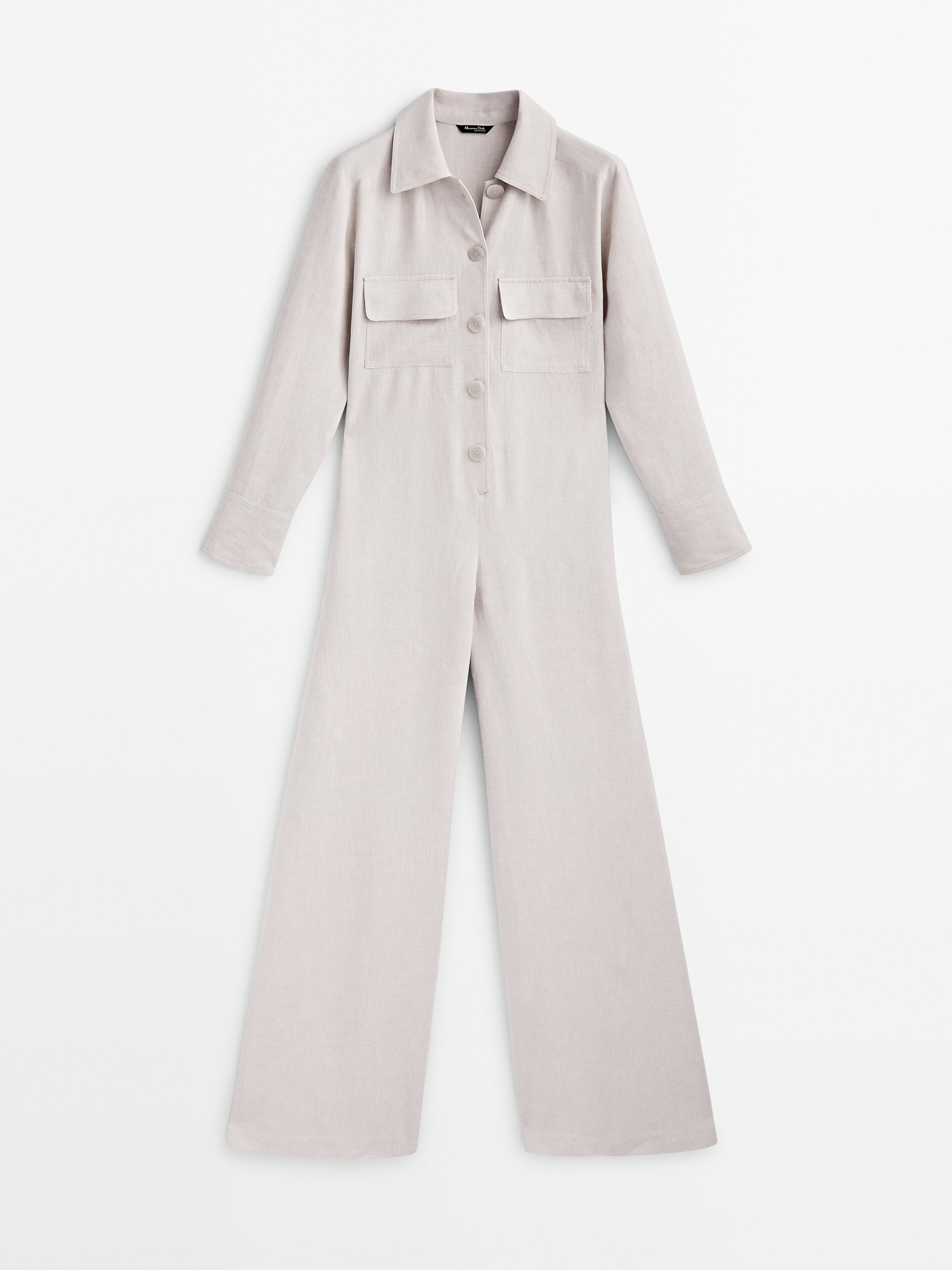 Massimo dutti shop white jumpsuit