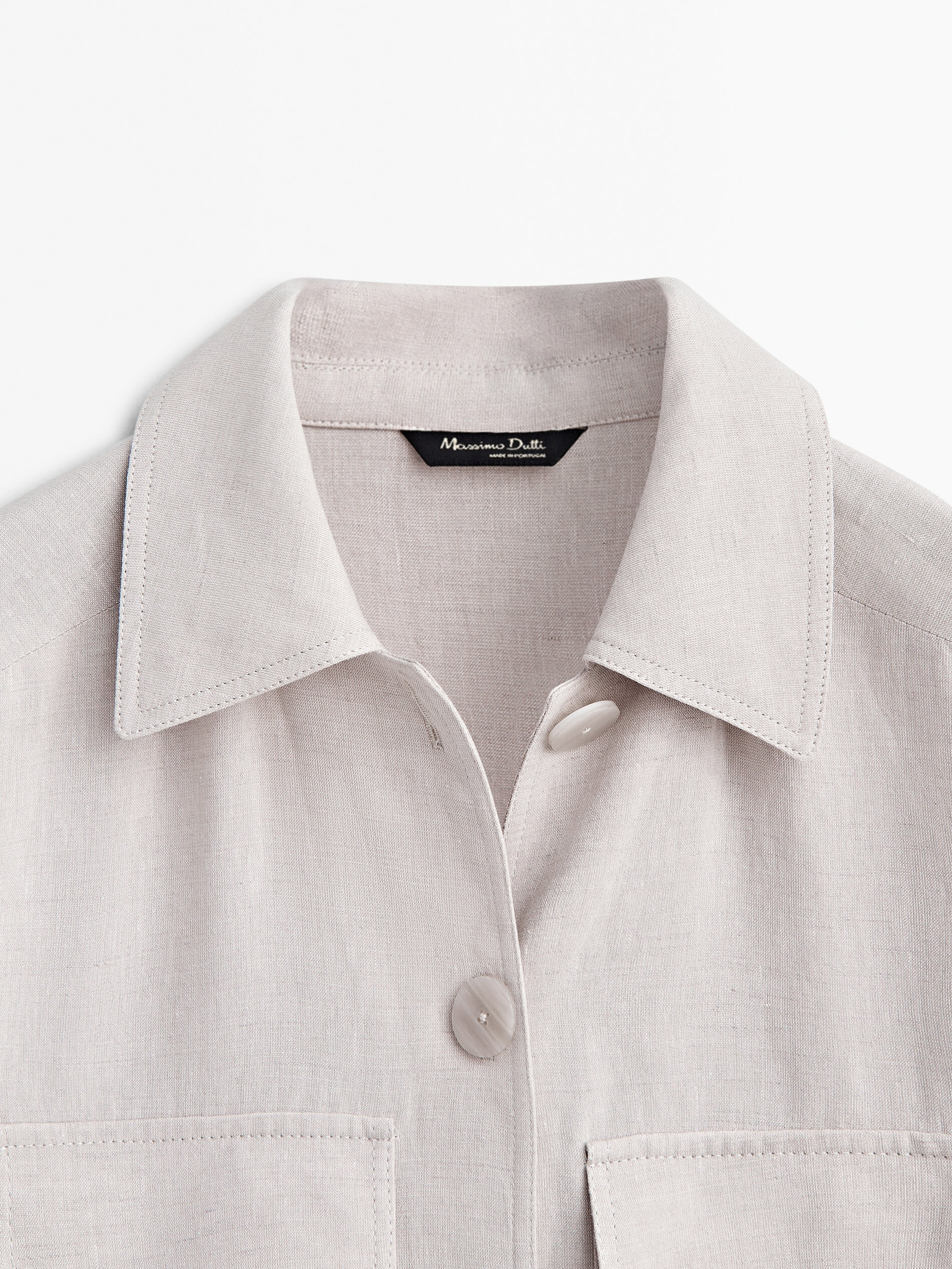 Massimo dutti jumpsuit white 2025