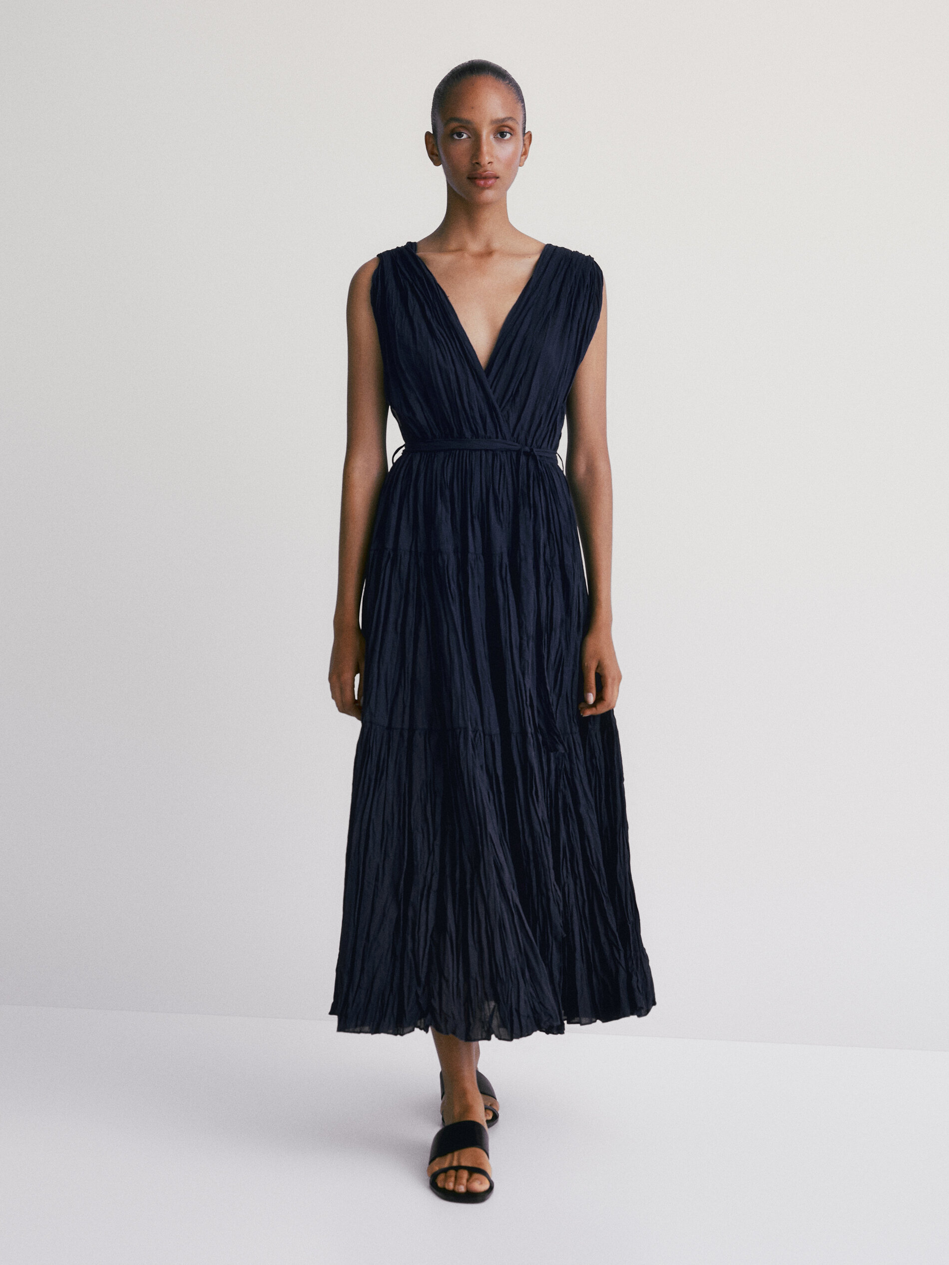 Massimo dutti top vestidos largos