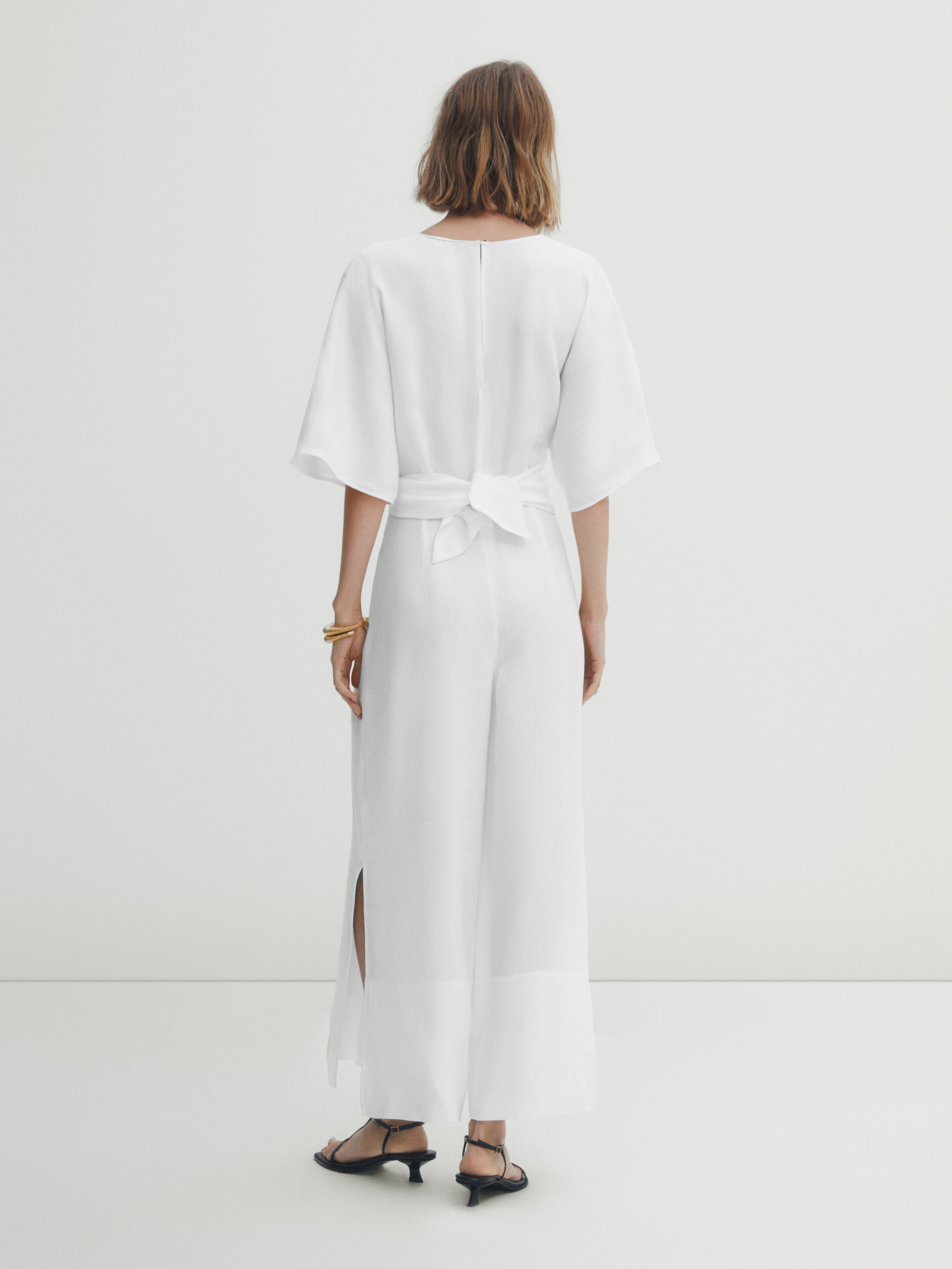 White sales smart jumpsuit