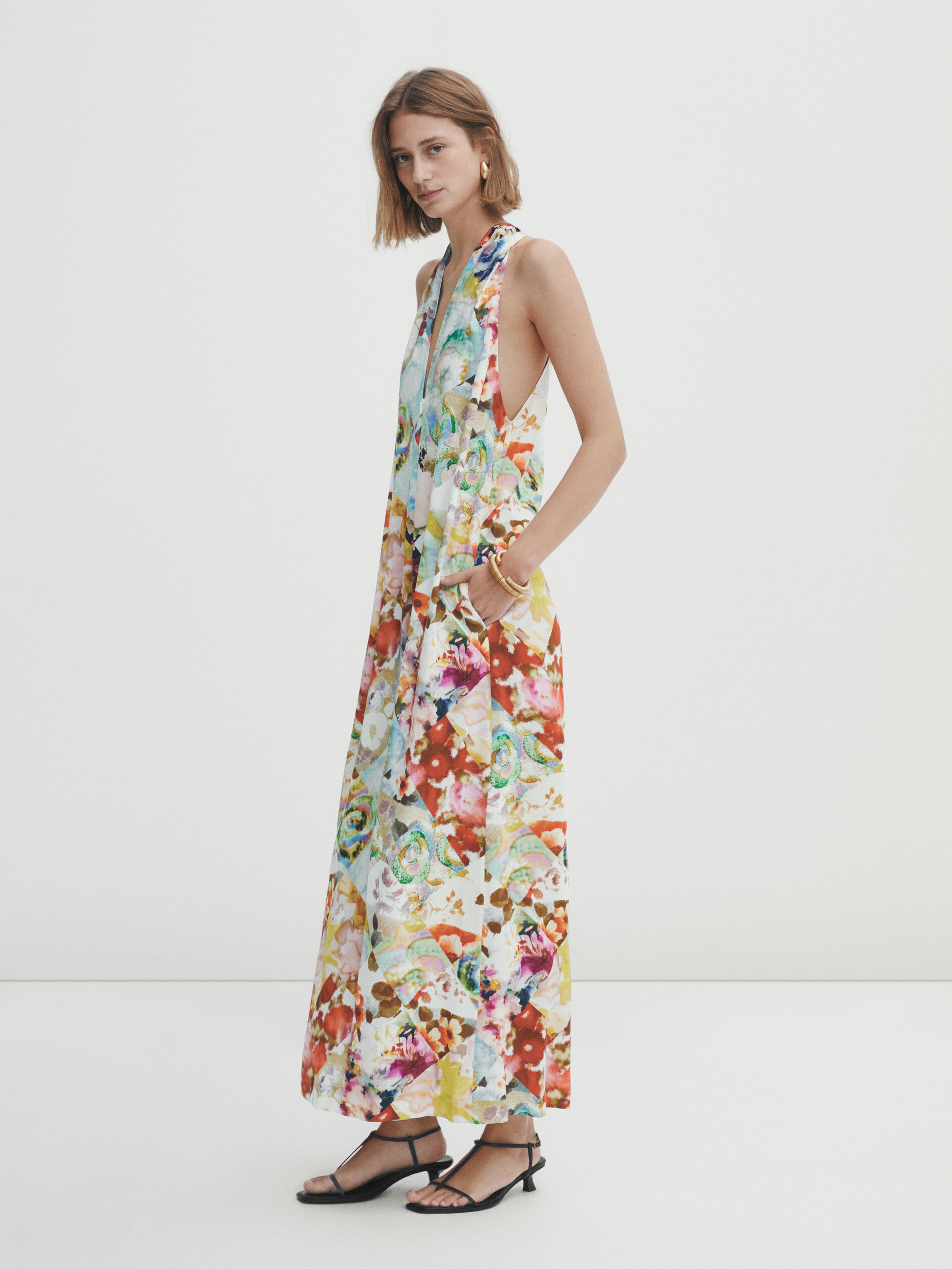Mono estampado patchwork