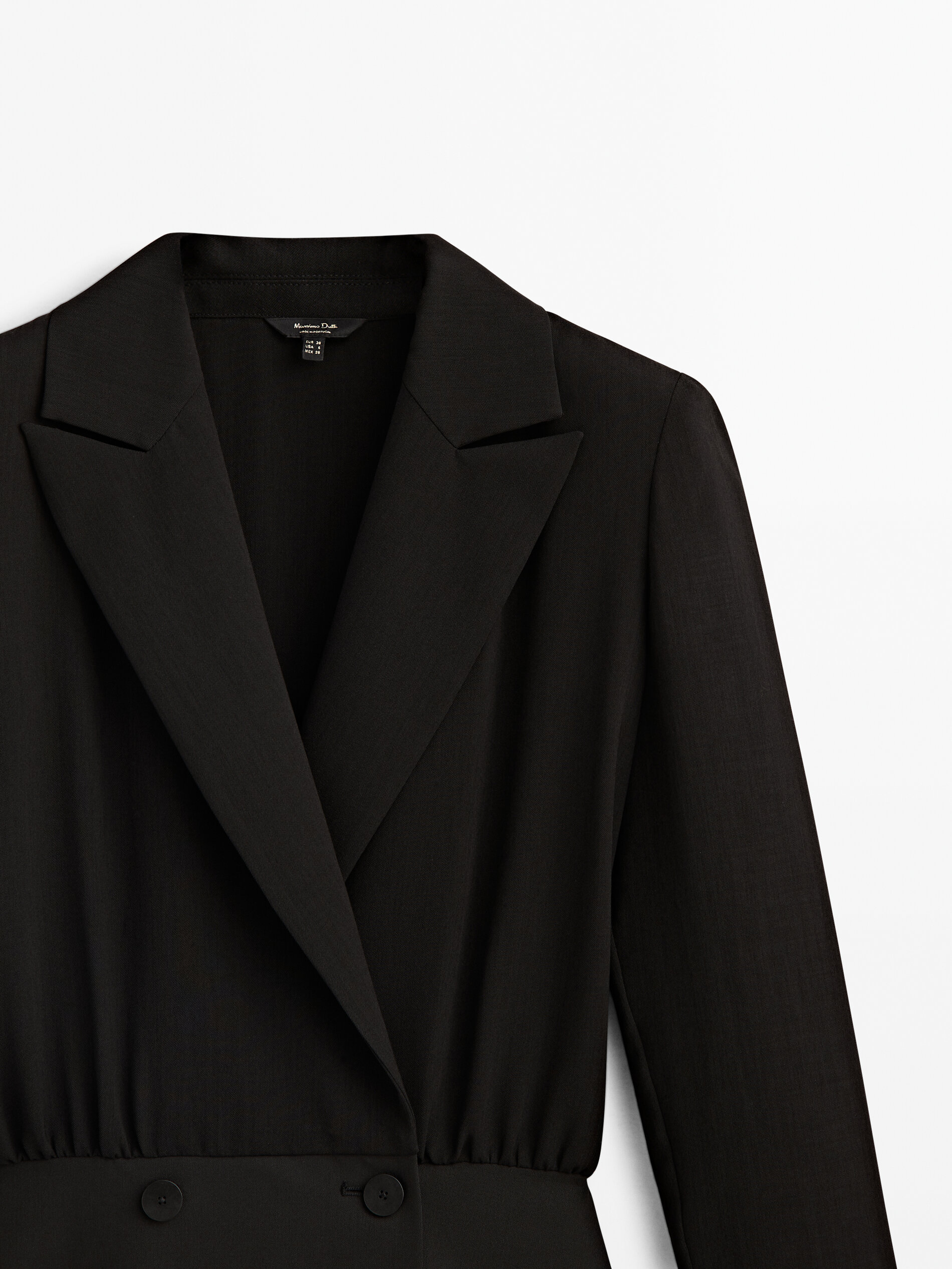 Black blazer dress massimo dutti hotsell