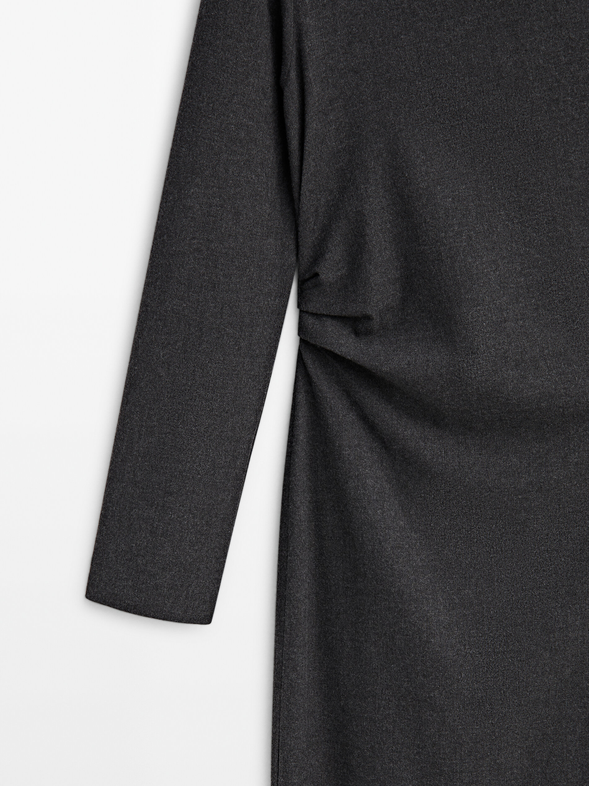 Vestito midi maniche lunghe on sale