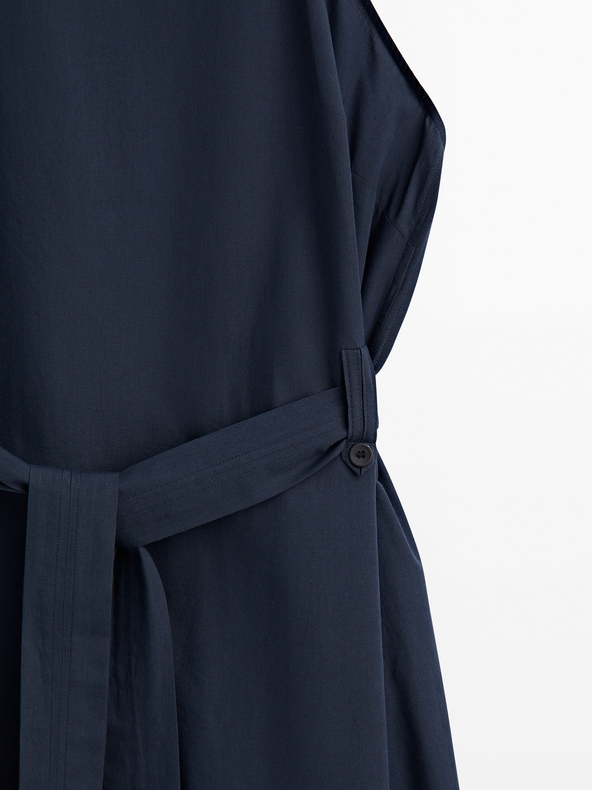 Vestido azul marino massimo dutti shop