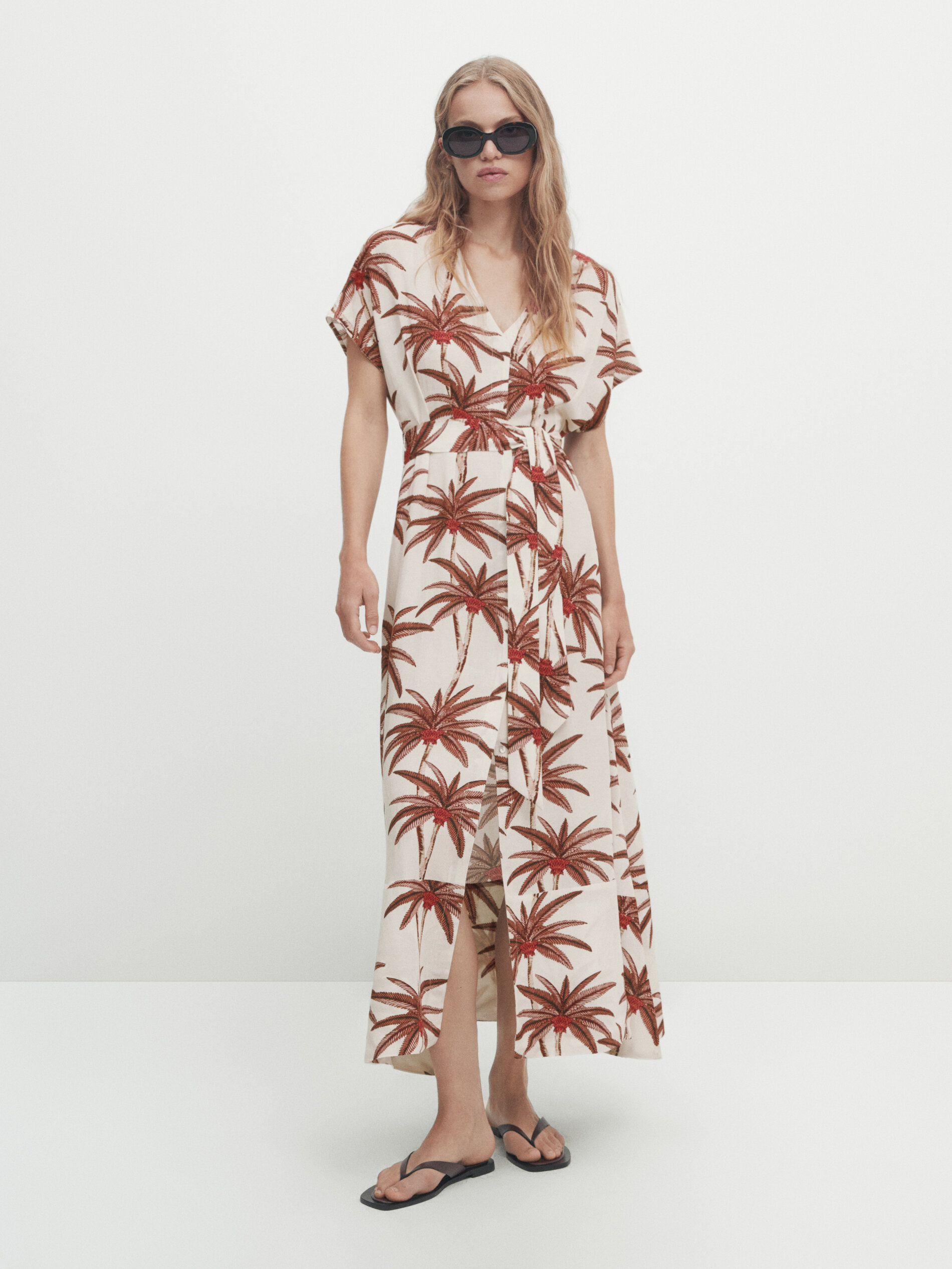 Palm tree deals dress