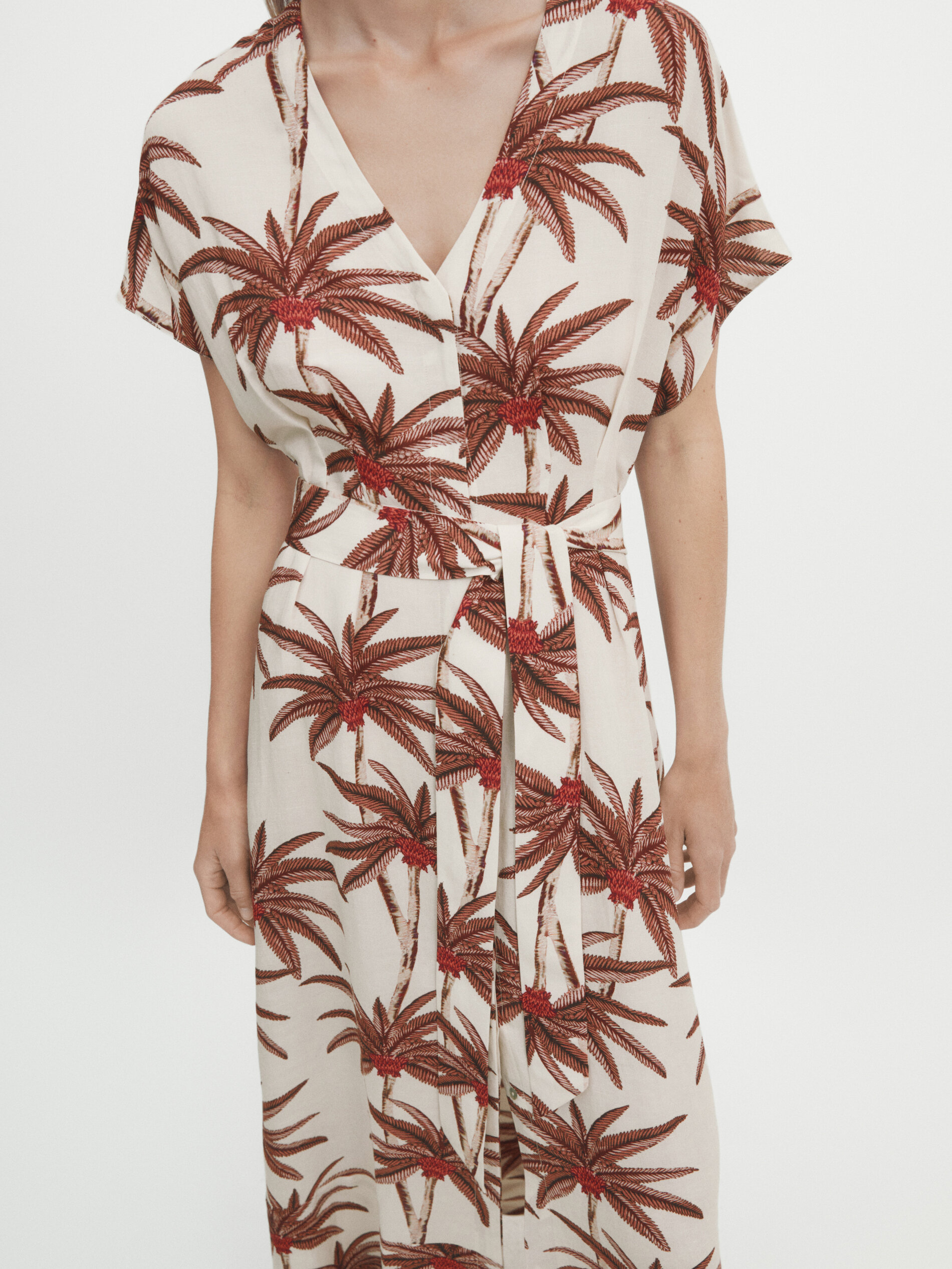 Palm tree cheap leaf dress