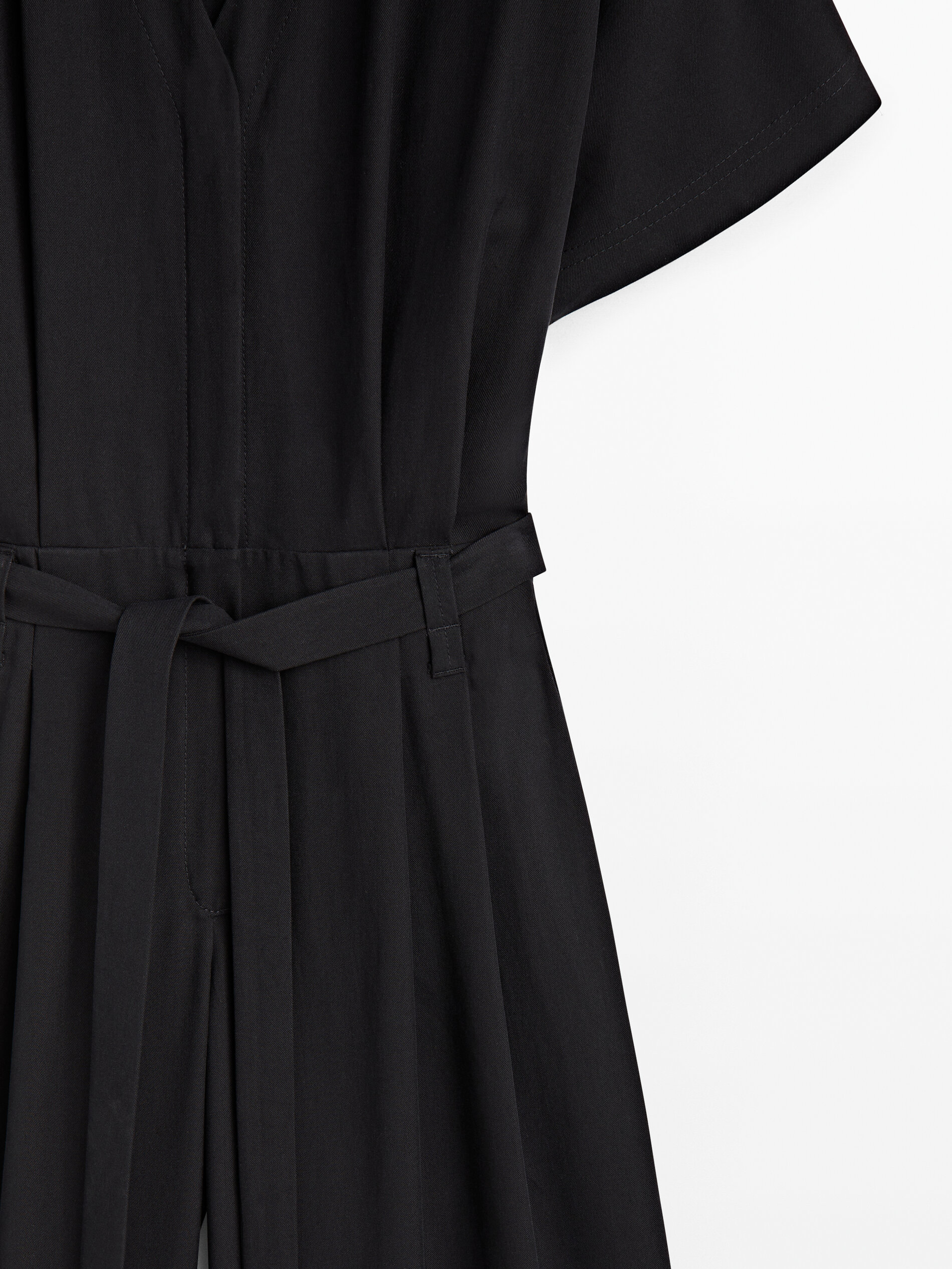Massimo dutti jumpsuit black online