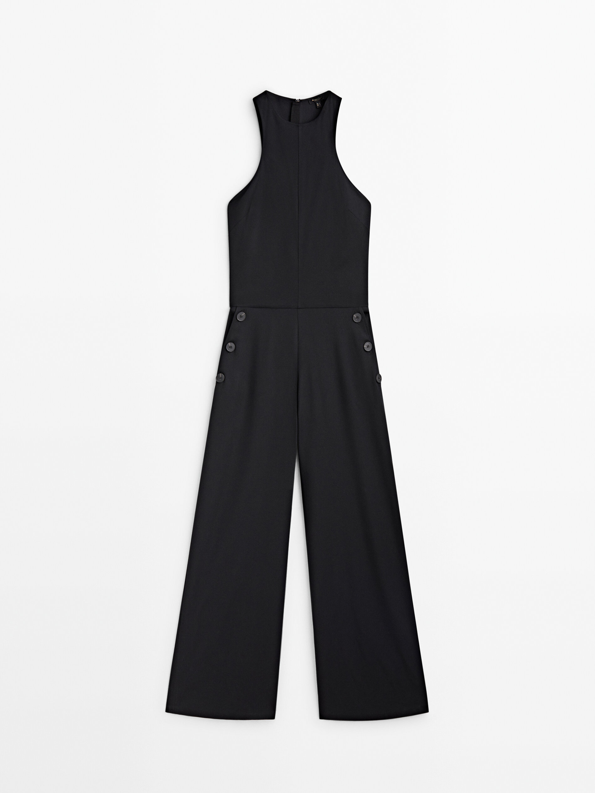 Massimo dutti black jumpsuit online