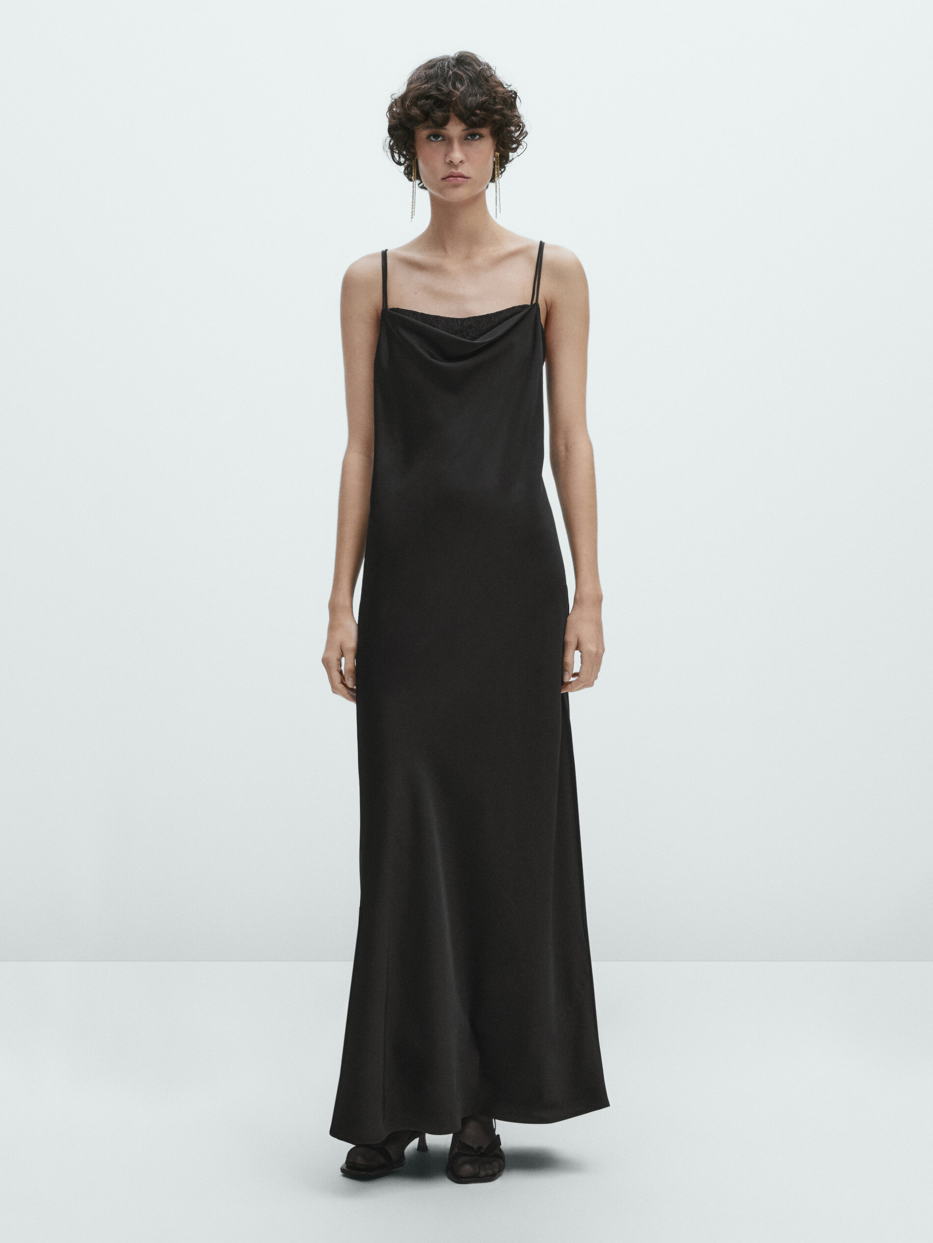 Massimo dutti silk best sale dress