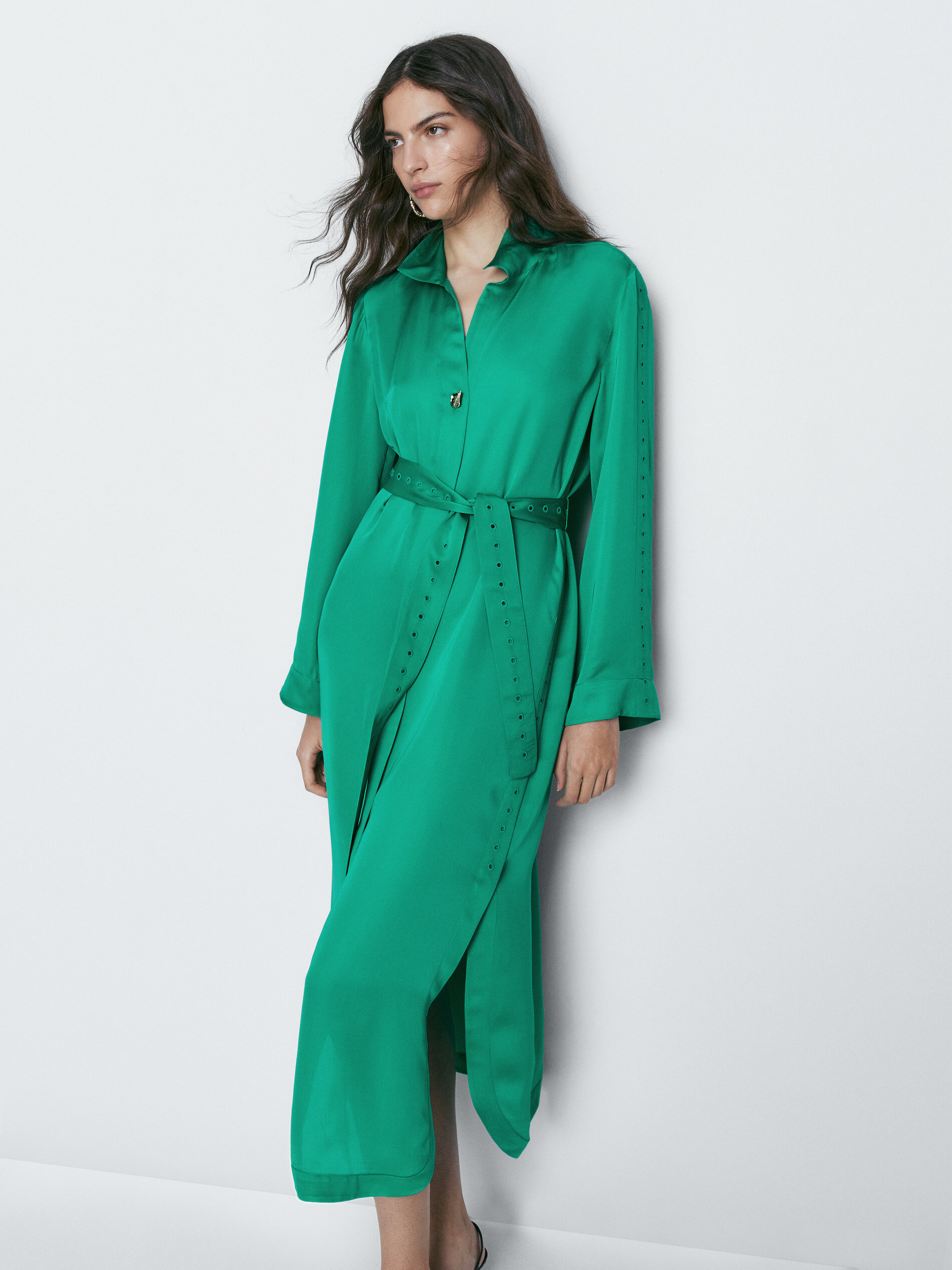 Massimo dutti 2025 shirt dress