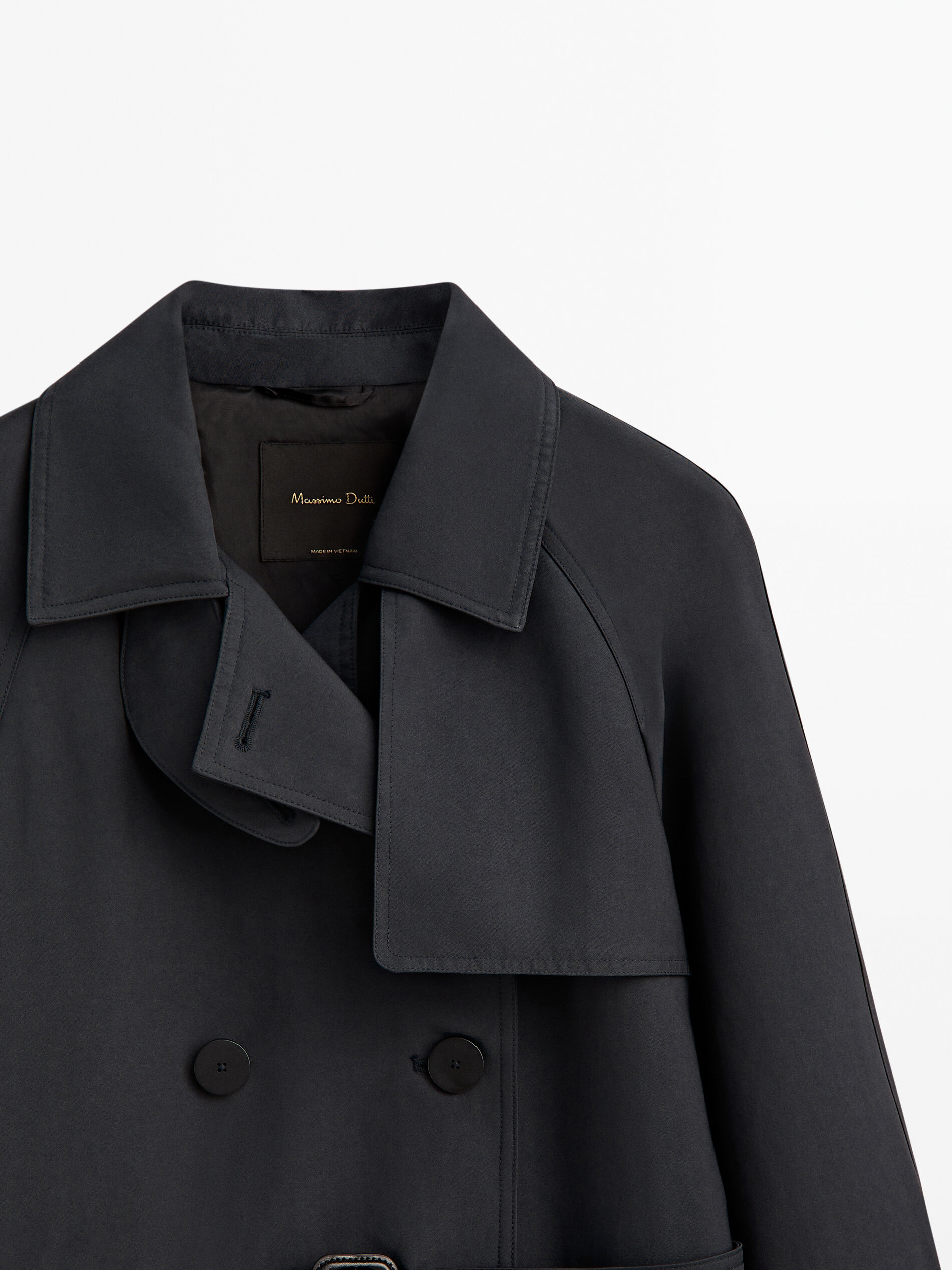 Massimo dutti clearance blue coat