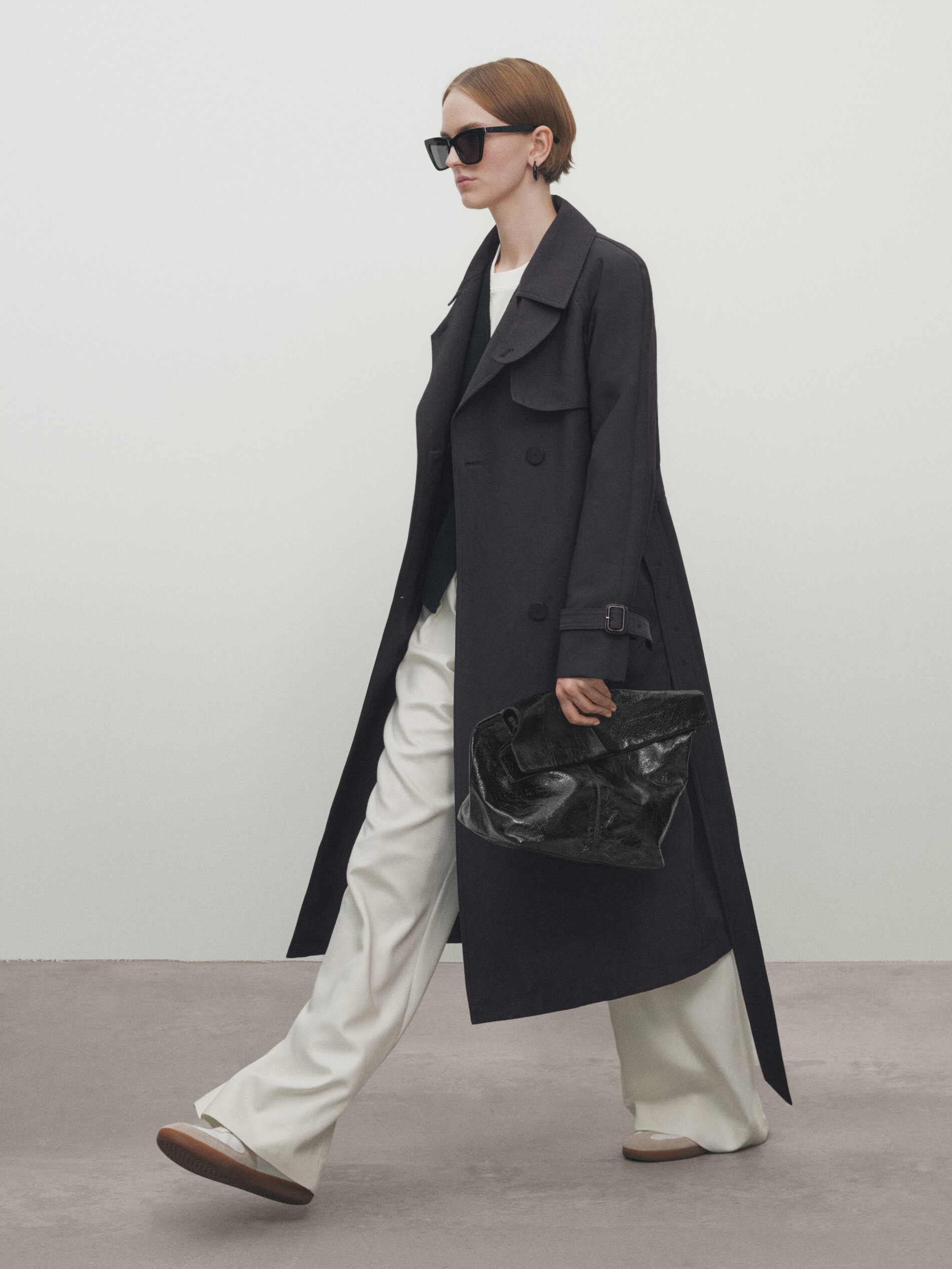 Massimo dutti blue outlet coat