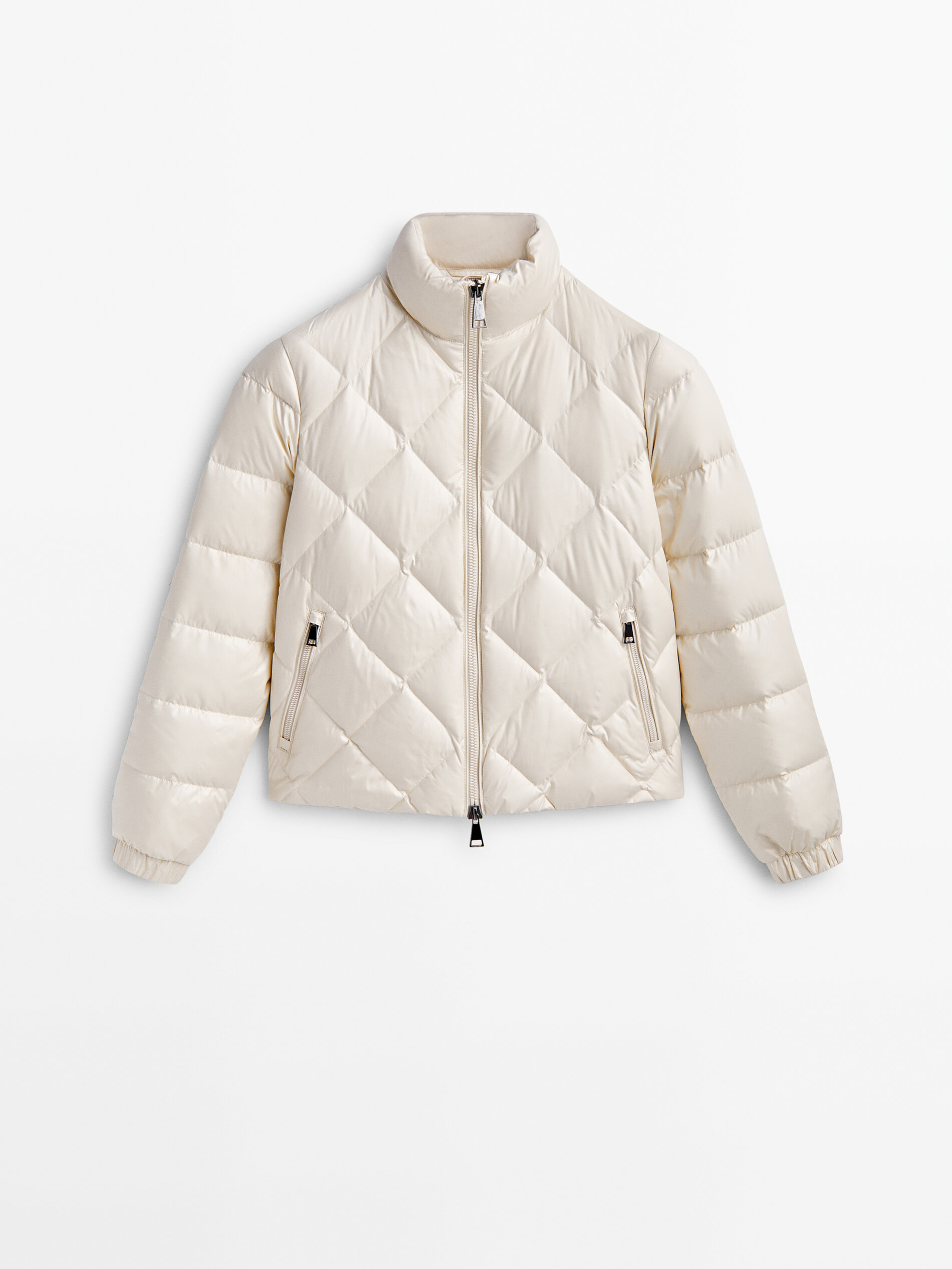 Deasia short store diamond puffer coat