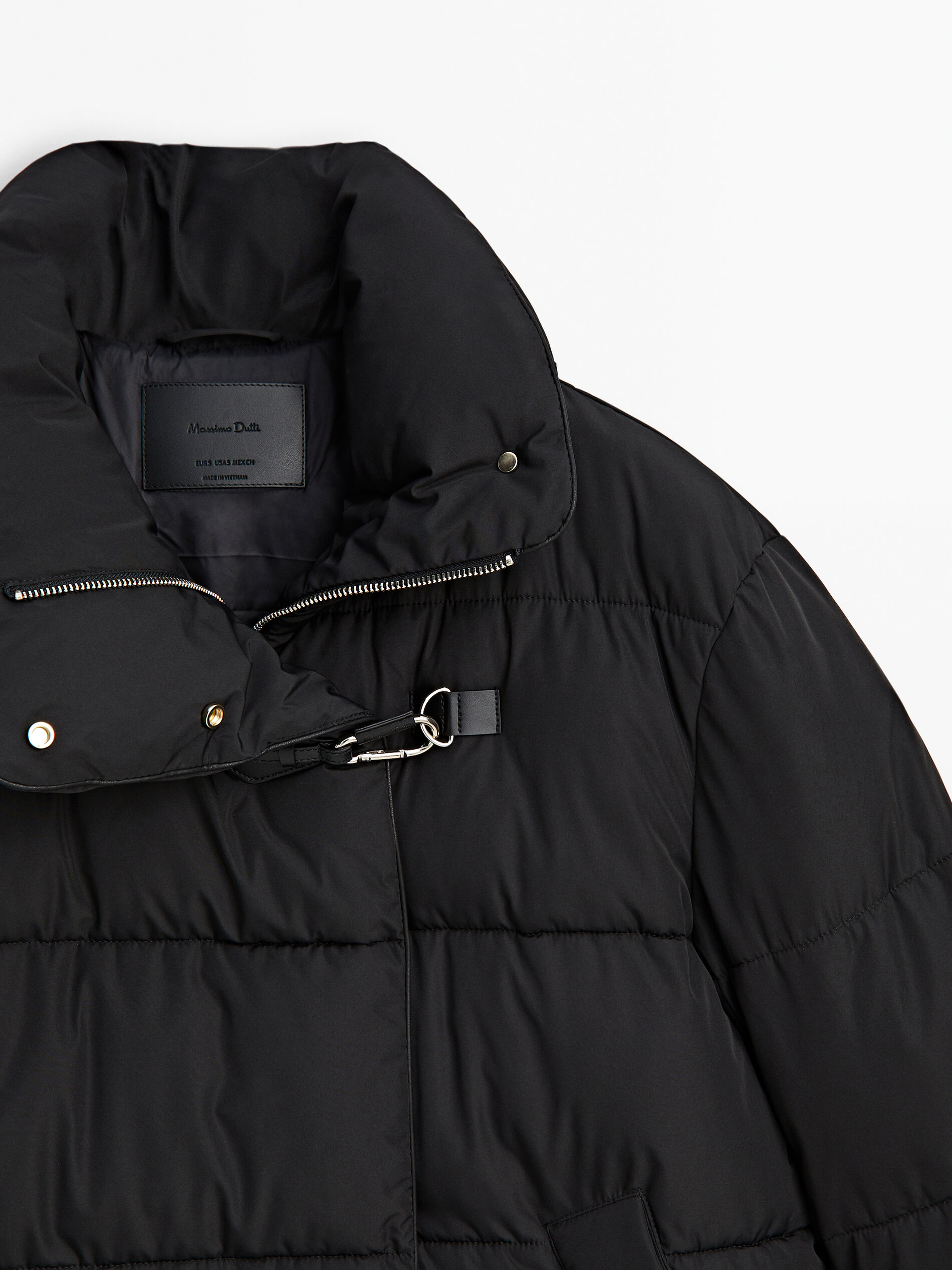 Massimo dutti puffer jacket sales