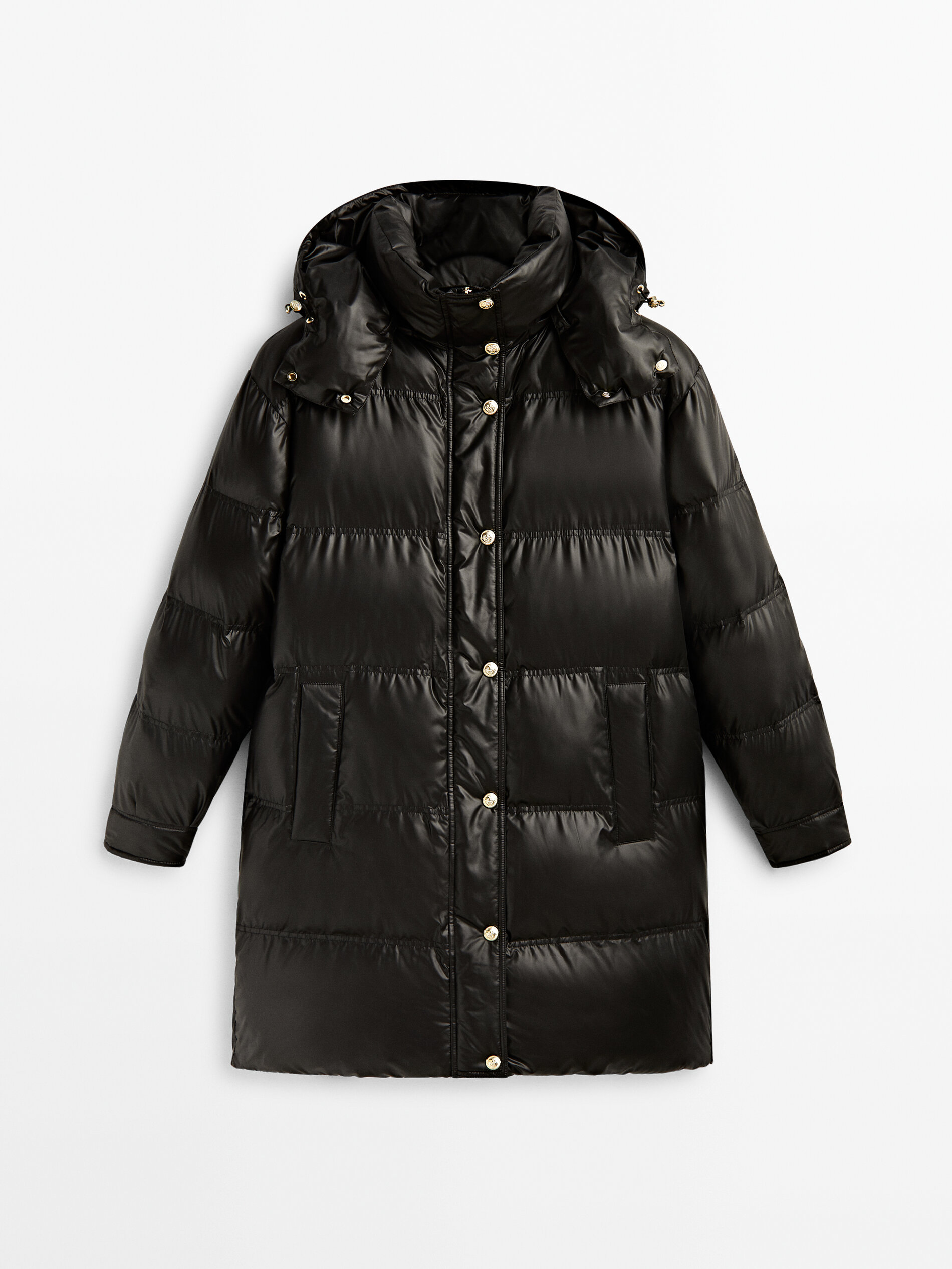 Hooded puffer jacket
