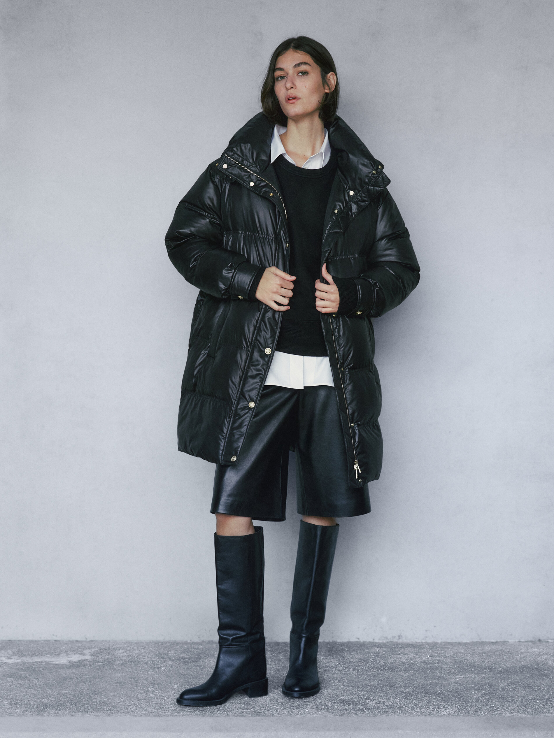Hooded puffer jacket