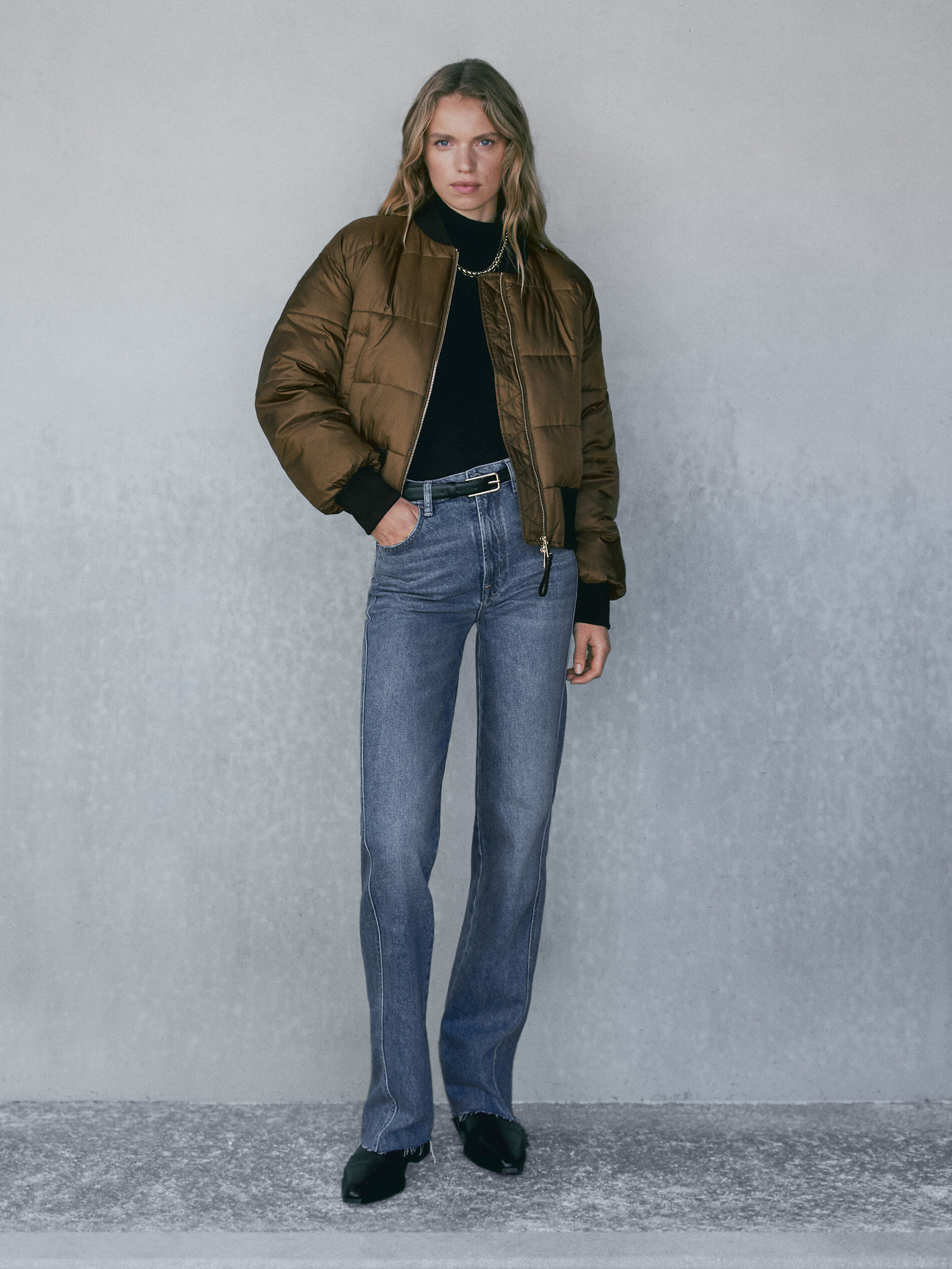 Bomber jacket massimo dutti deals