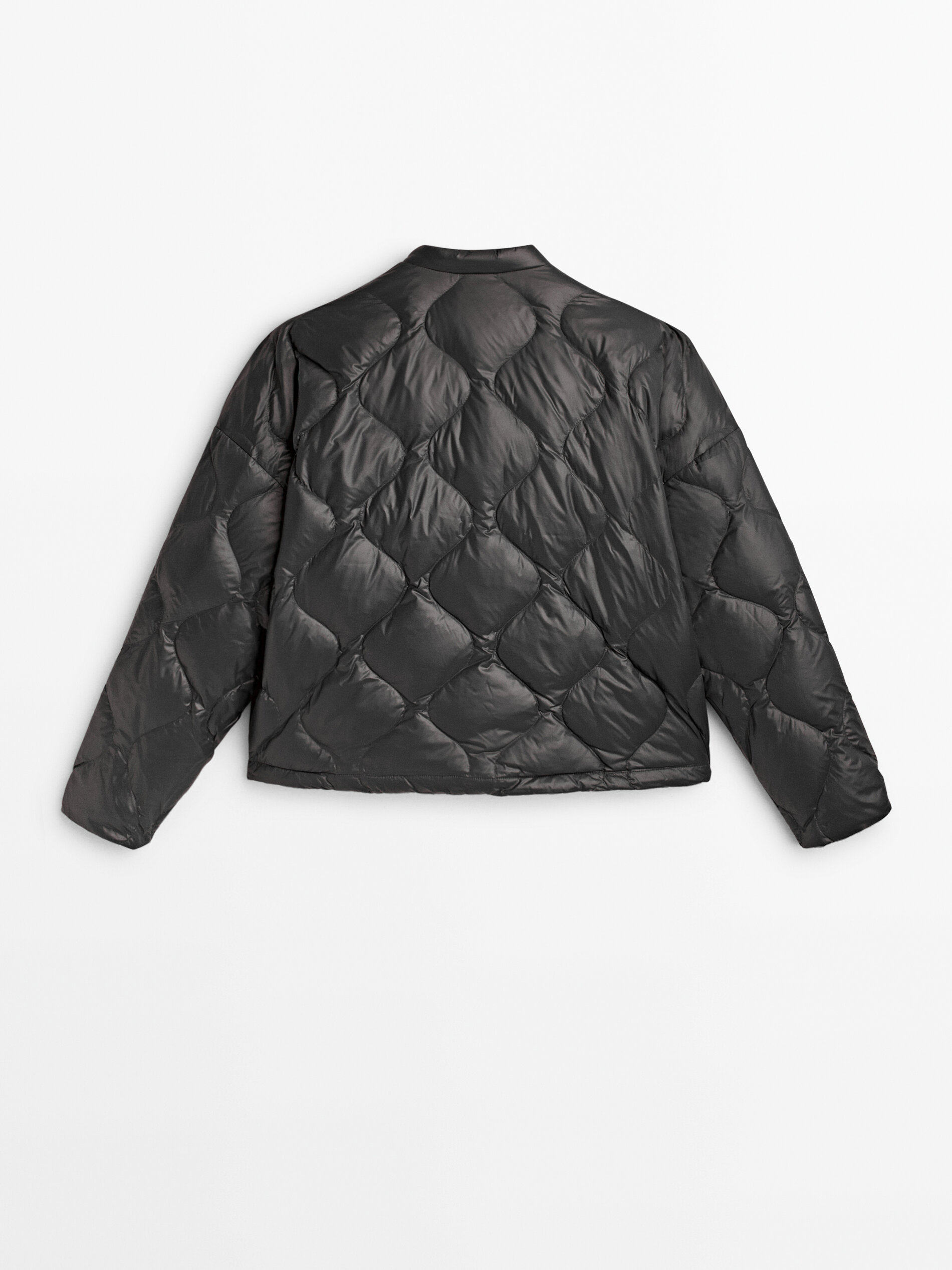 Quilted down coat online